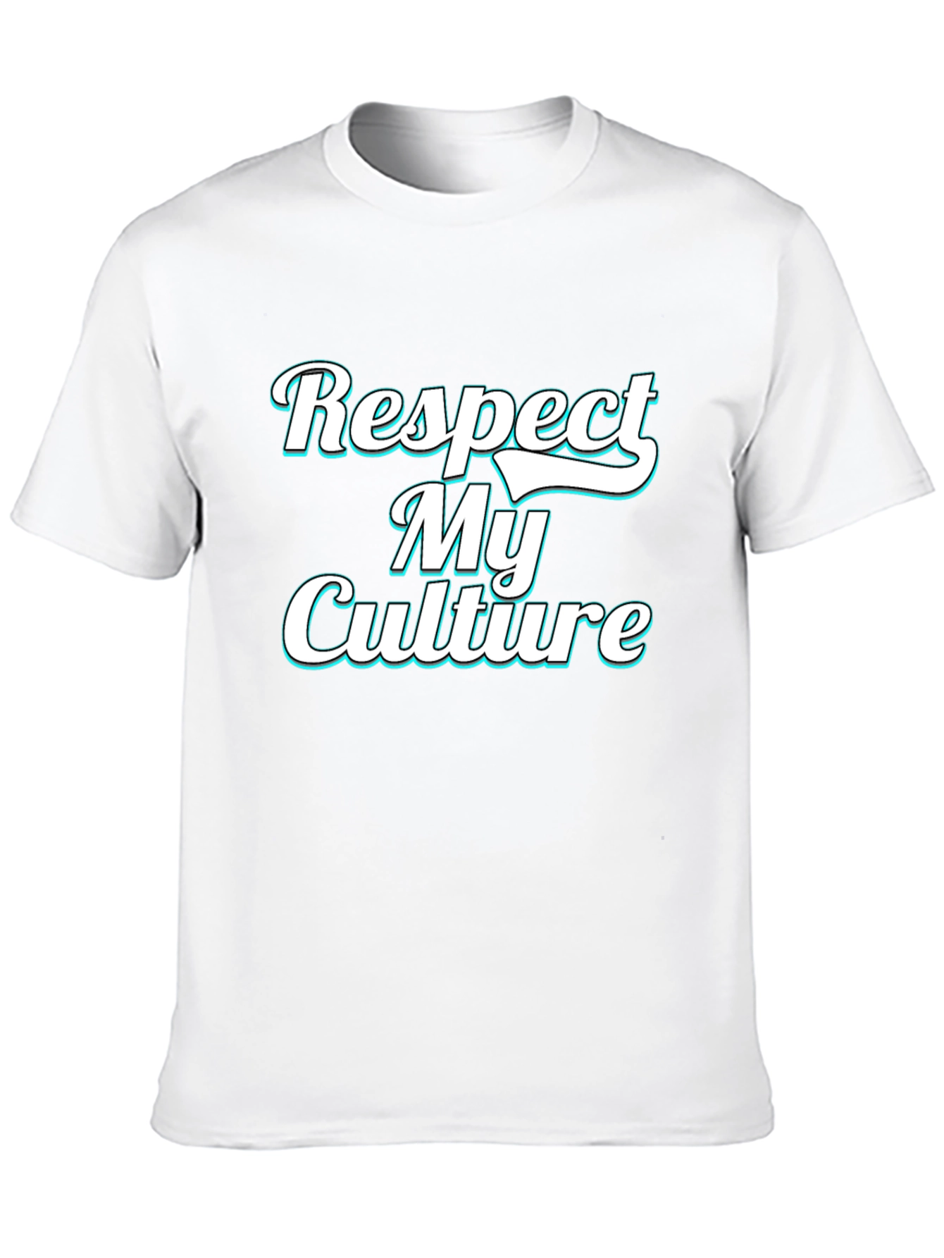 Respect My Culture Black Graphic Tee