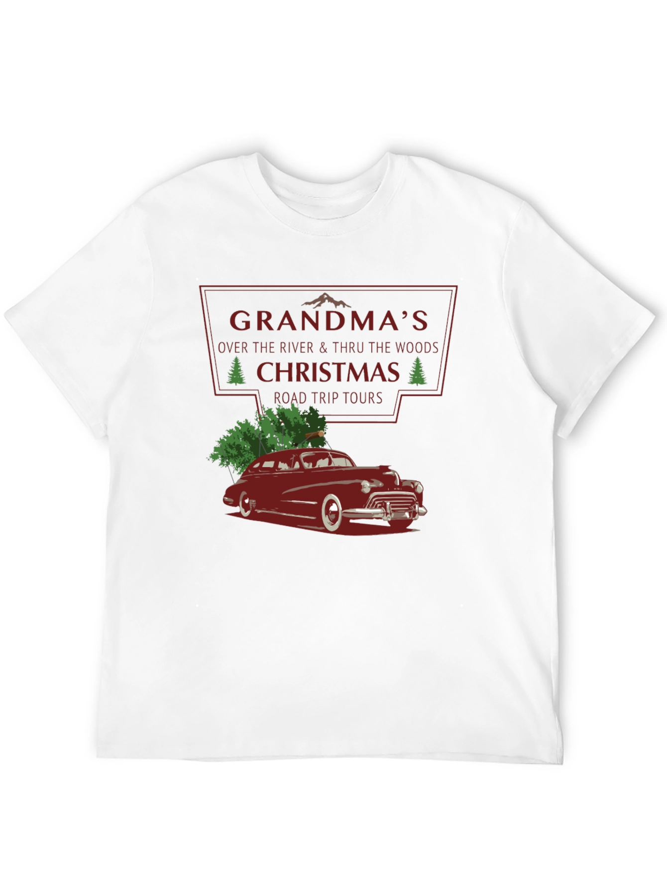 Grandmas Christmas Road Trip T-Shirt
