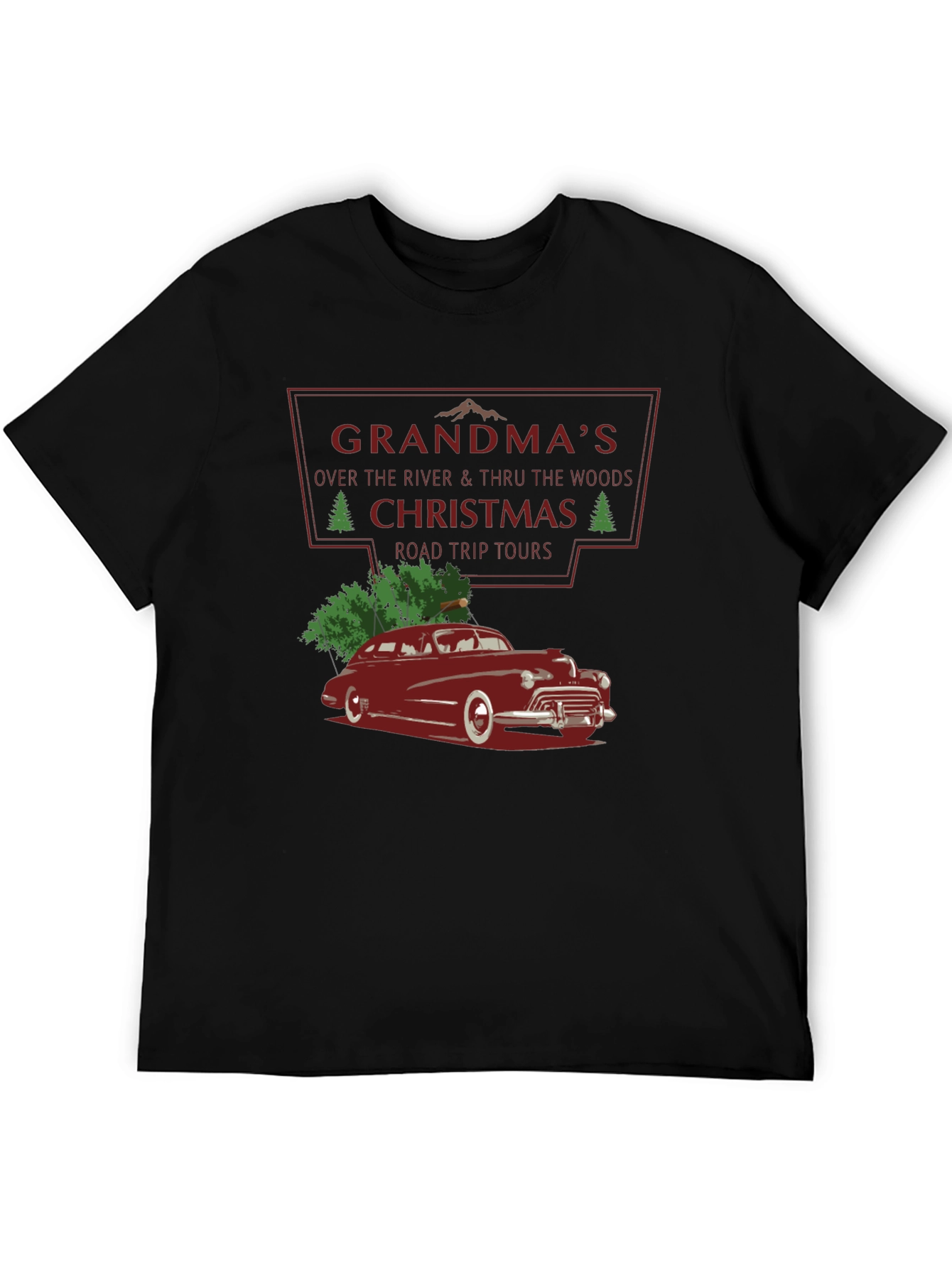 Grandmas Christmas Road Trip T-Shirt