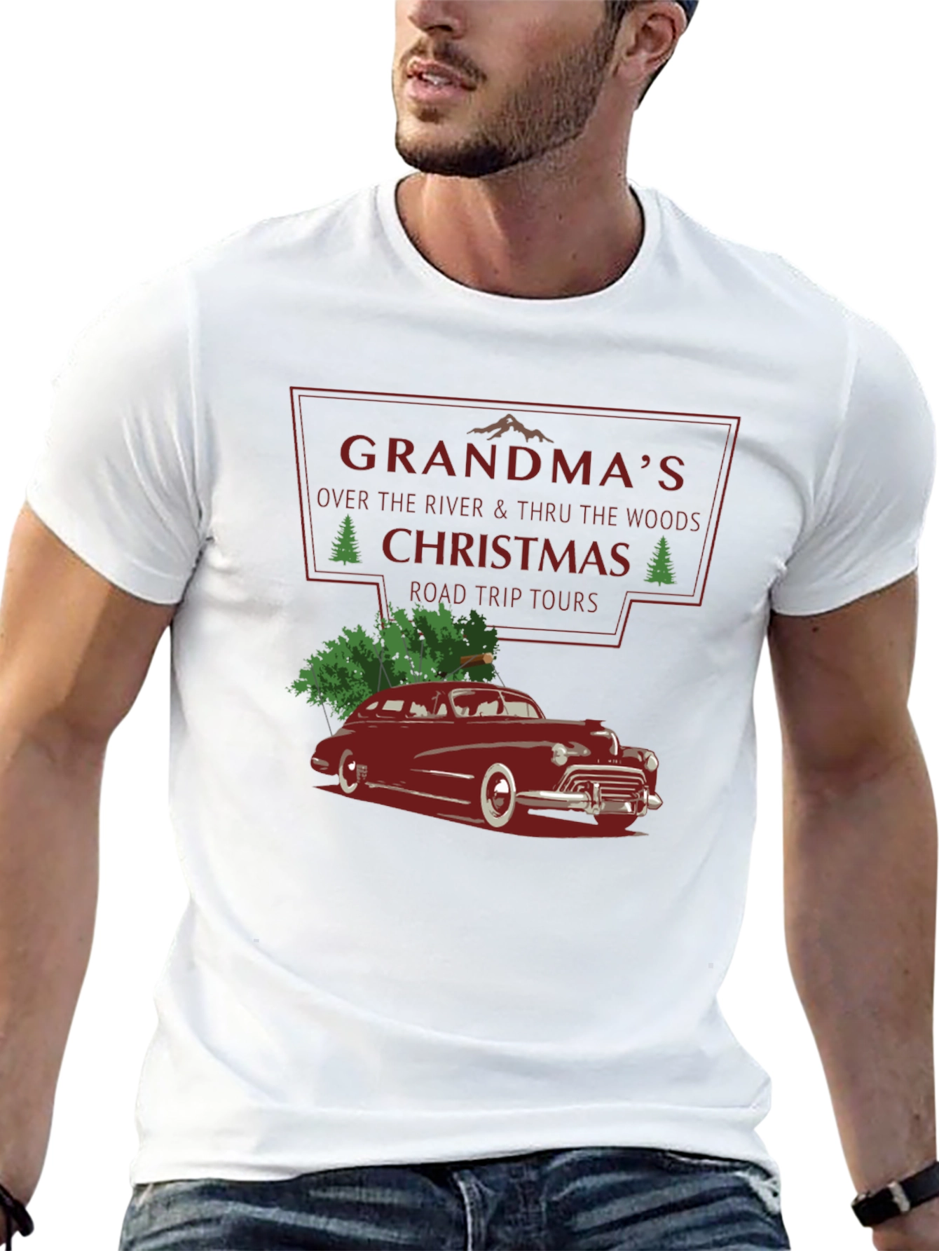 Grandmas Christmas Road Trip T-Shirt