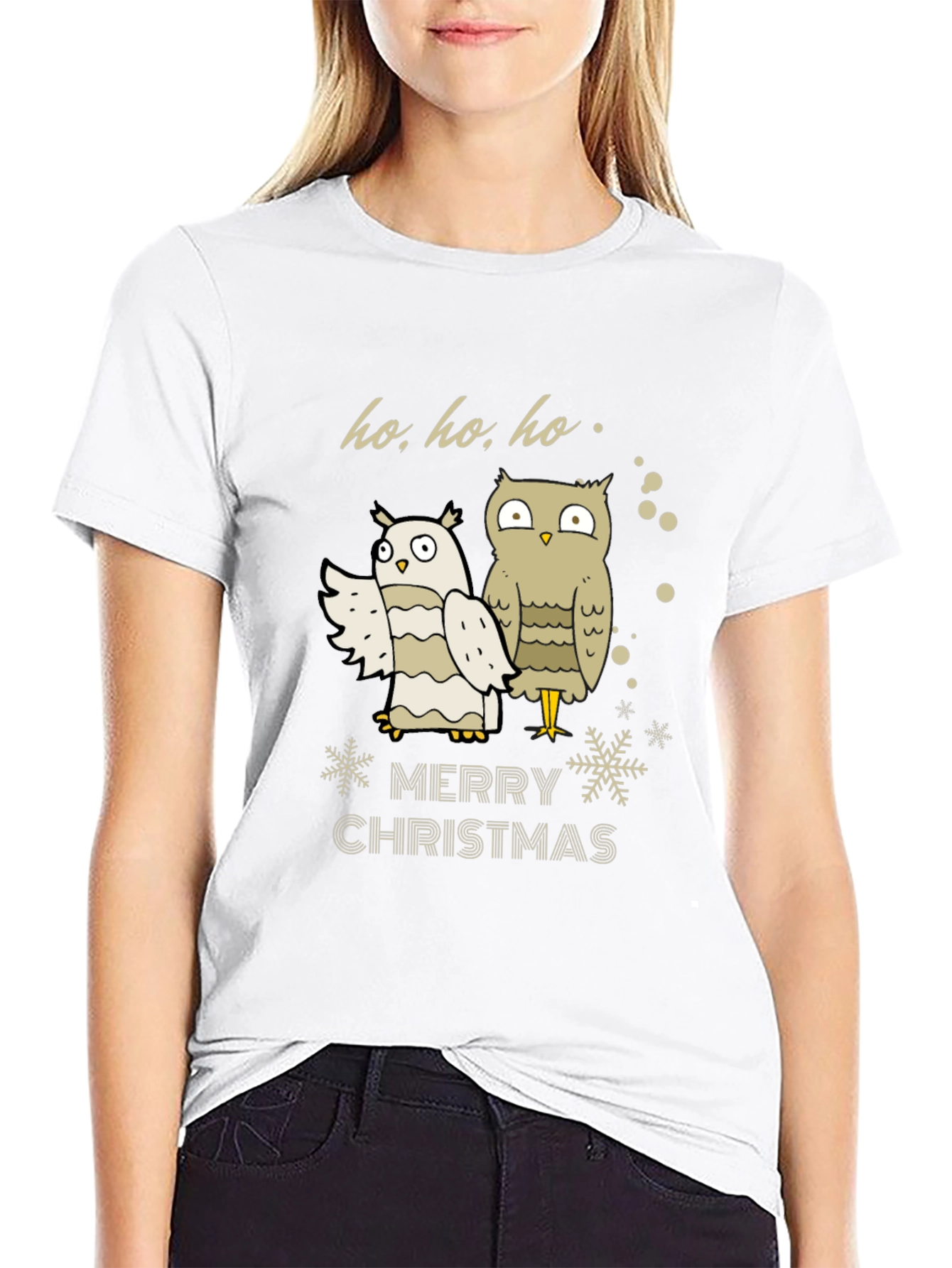 Merry Christmas Owl T-Shirt