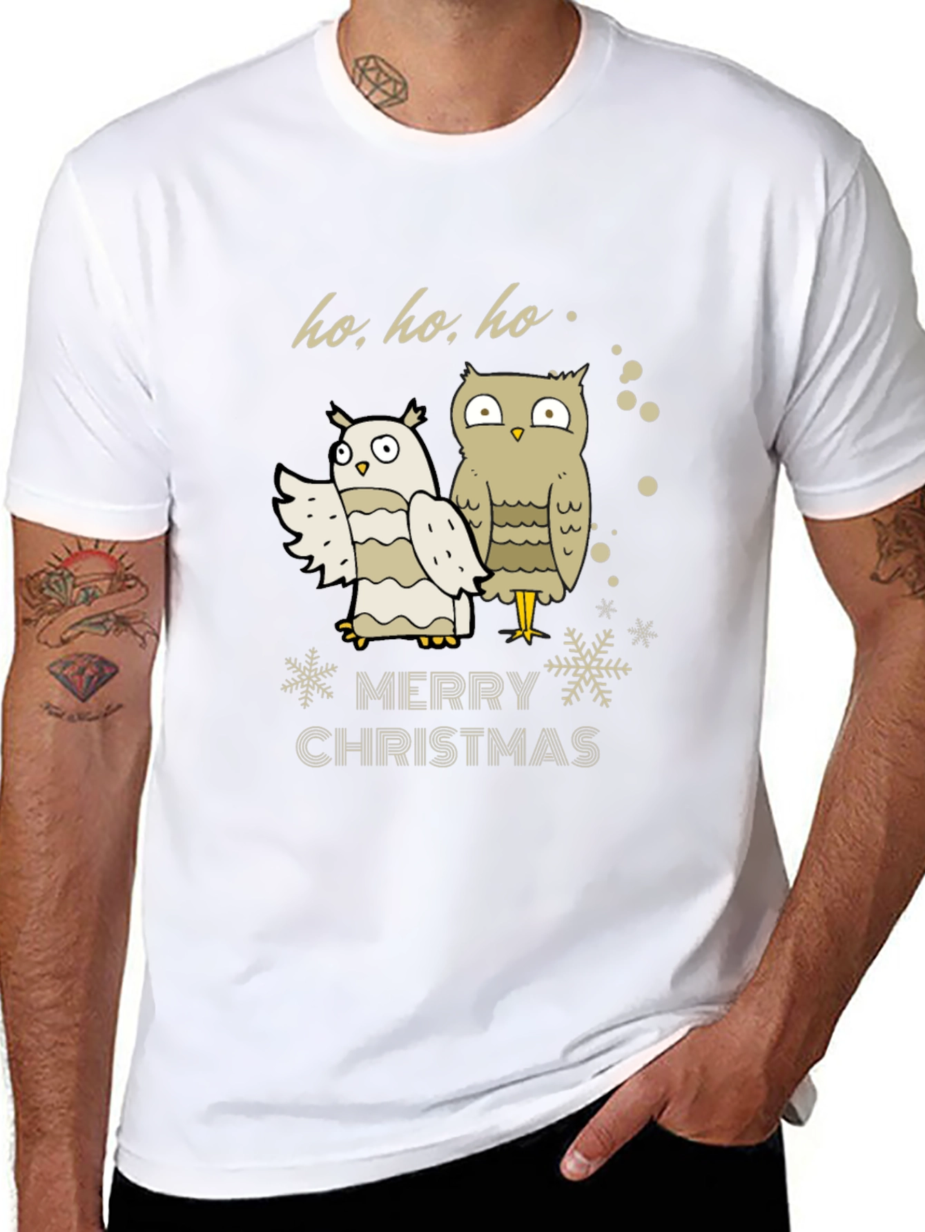 Merry Christmas Owl T-Shirt