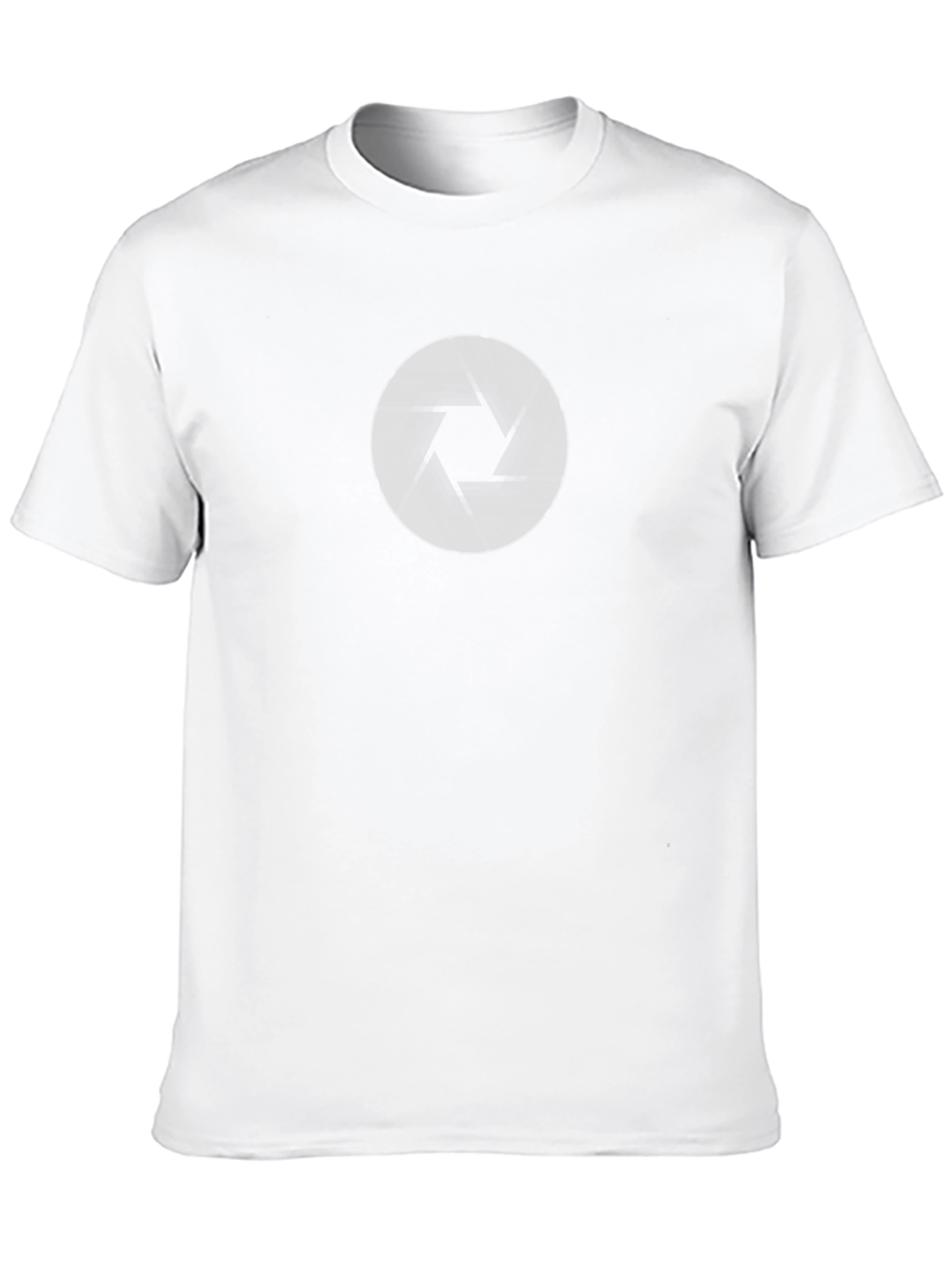 Aperture Graphic Tee - Black Cotton Casual Wear