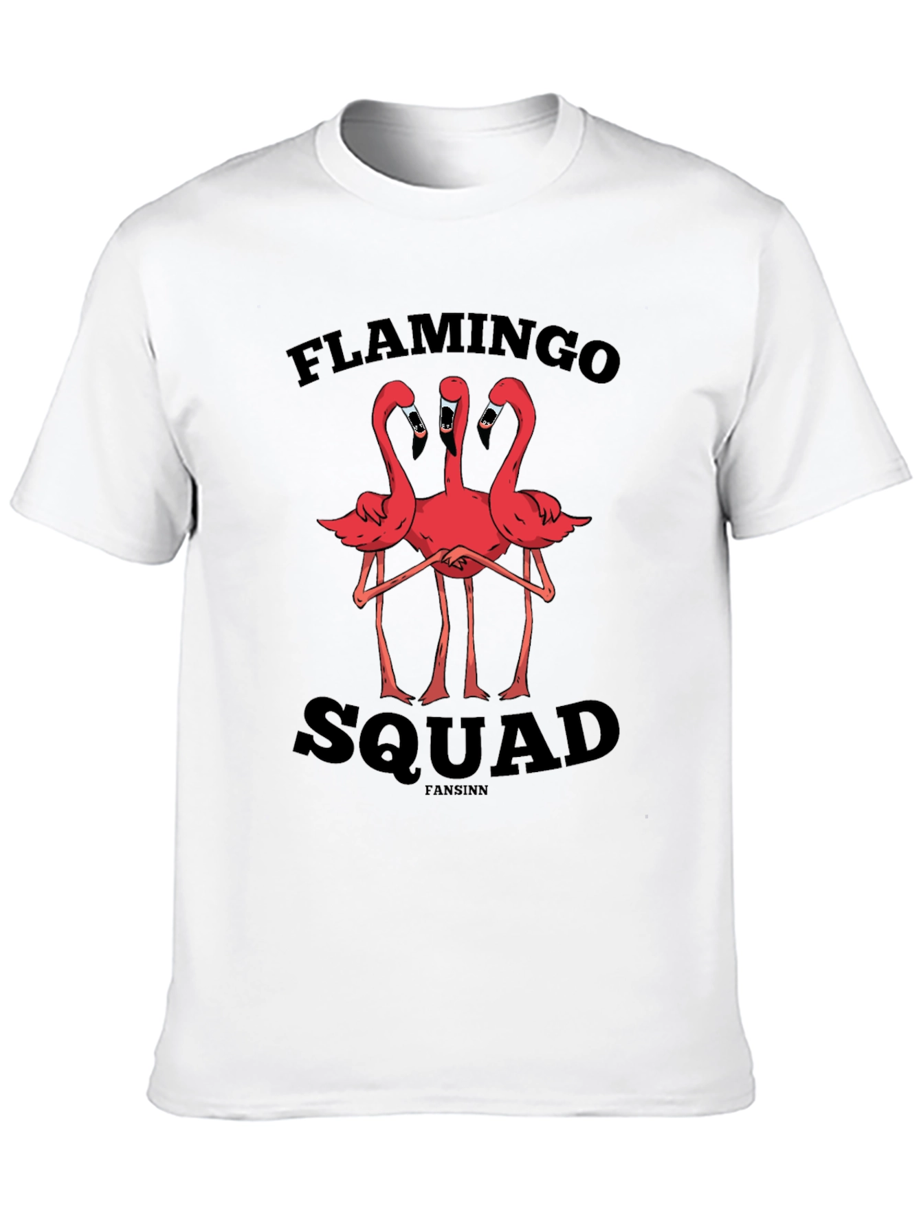 Flamingo Squad Graphic Tee - Unique Design