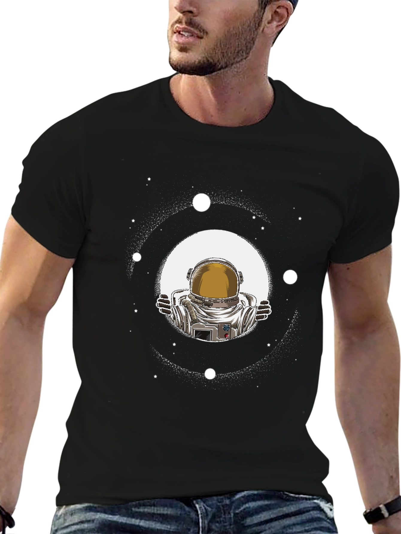 Astronaut Graphic T-Shirt - Space Adventure
