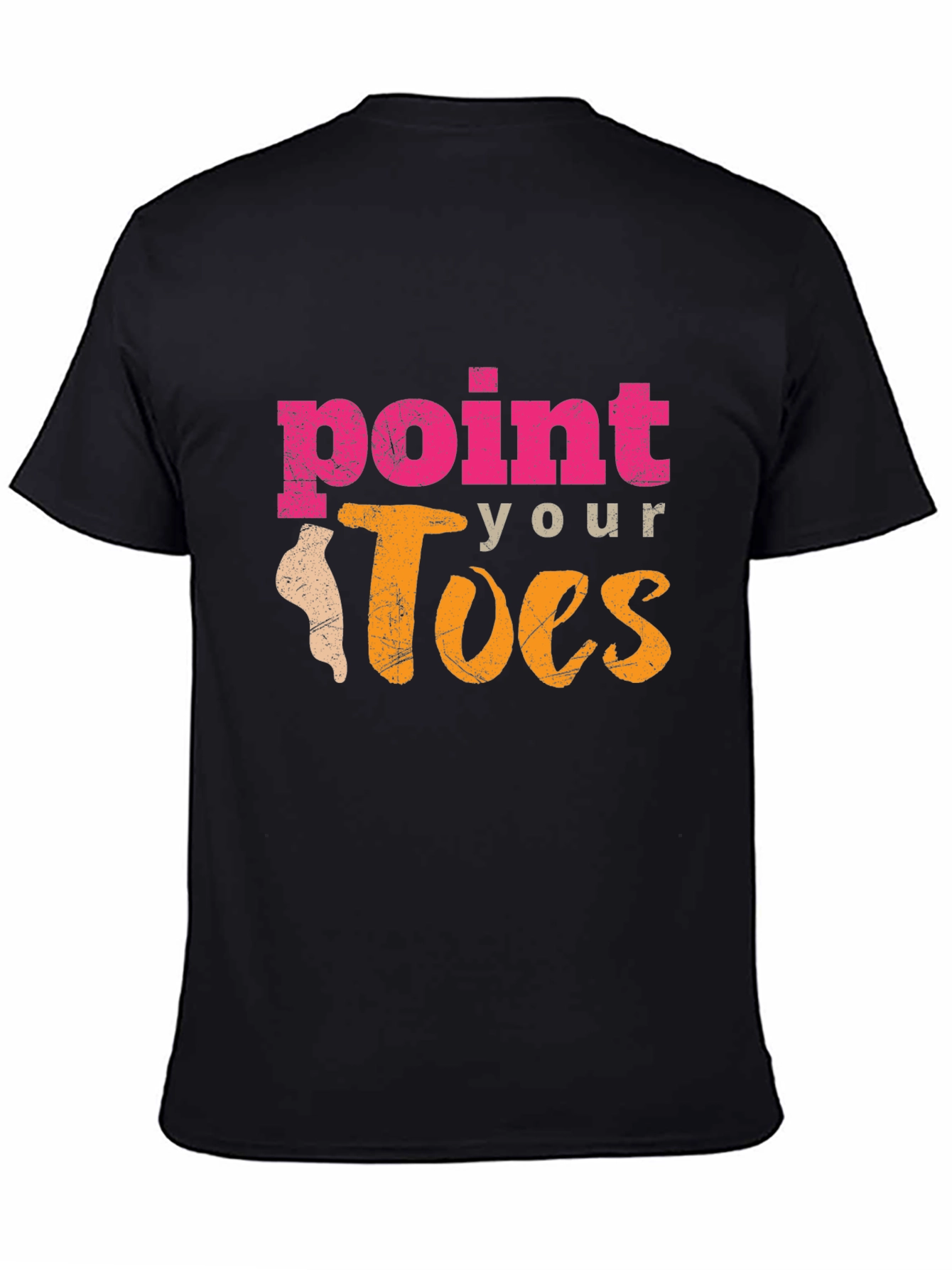 Point Your Toes Graphic Tee - Dance Inspired Shirt