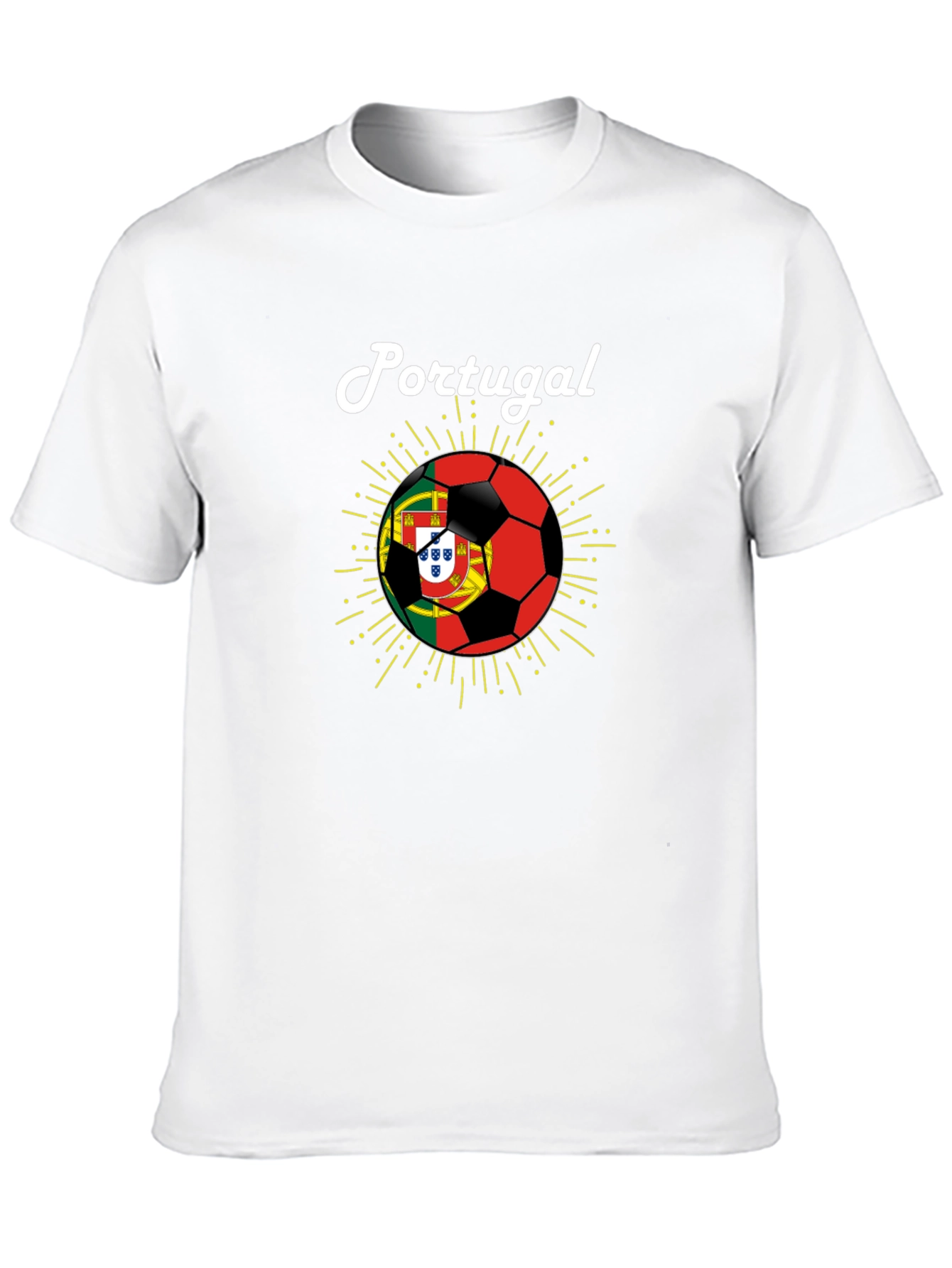 Portugal Soccer Fan T-Shirt - Black