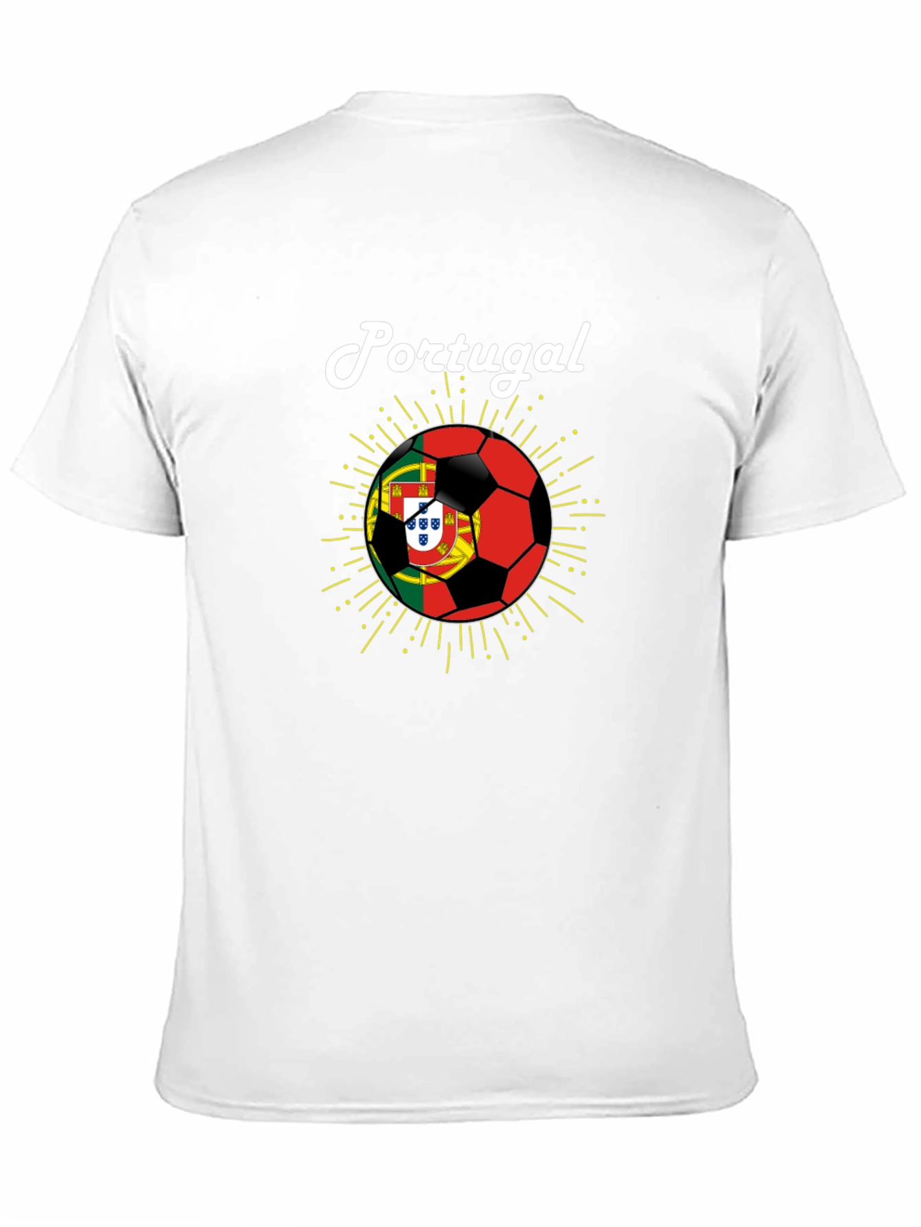 Portugal Soccer Fan T-Shirt - Black