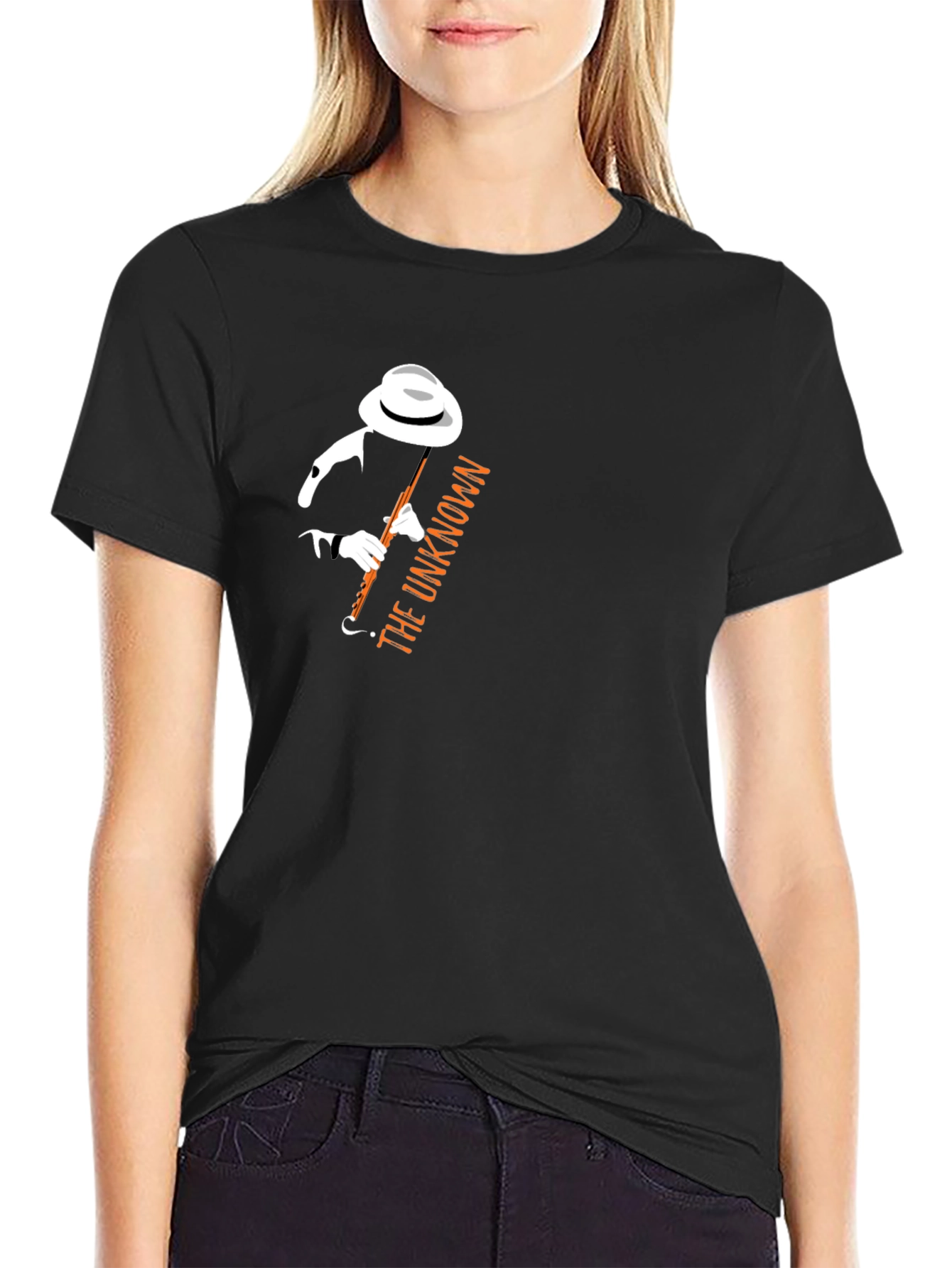 The Unknown Jazz Player Black T-Shirt