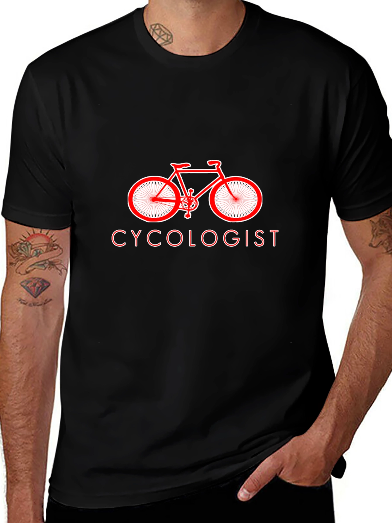 Cycologist Graphic T-Shirt - Cycling Humor Tee