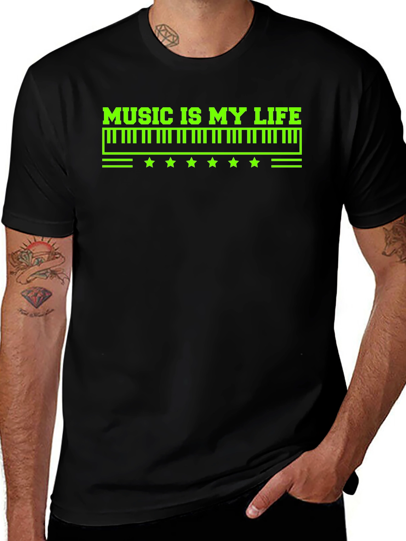 Music is My Life Graphic Tee
