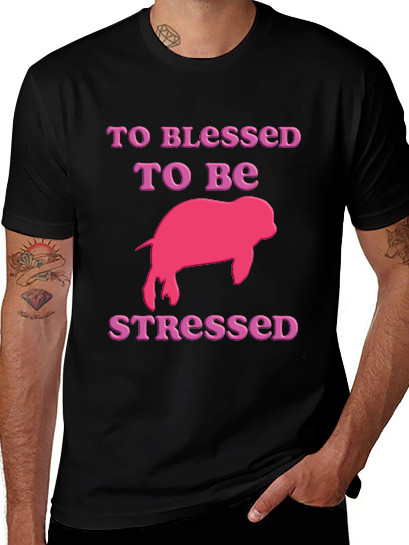 Blessed Manatee Graphic Tee