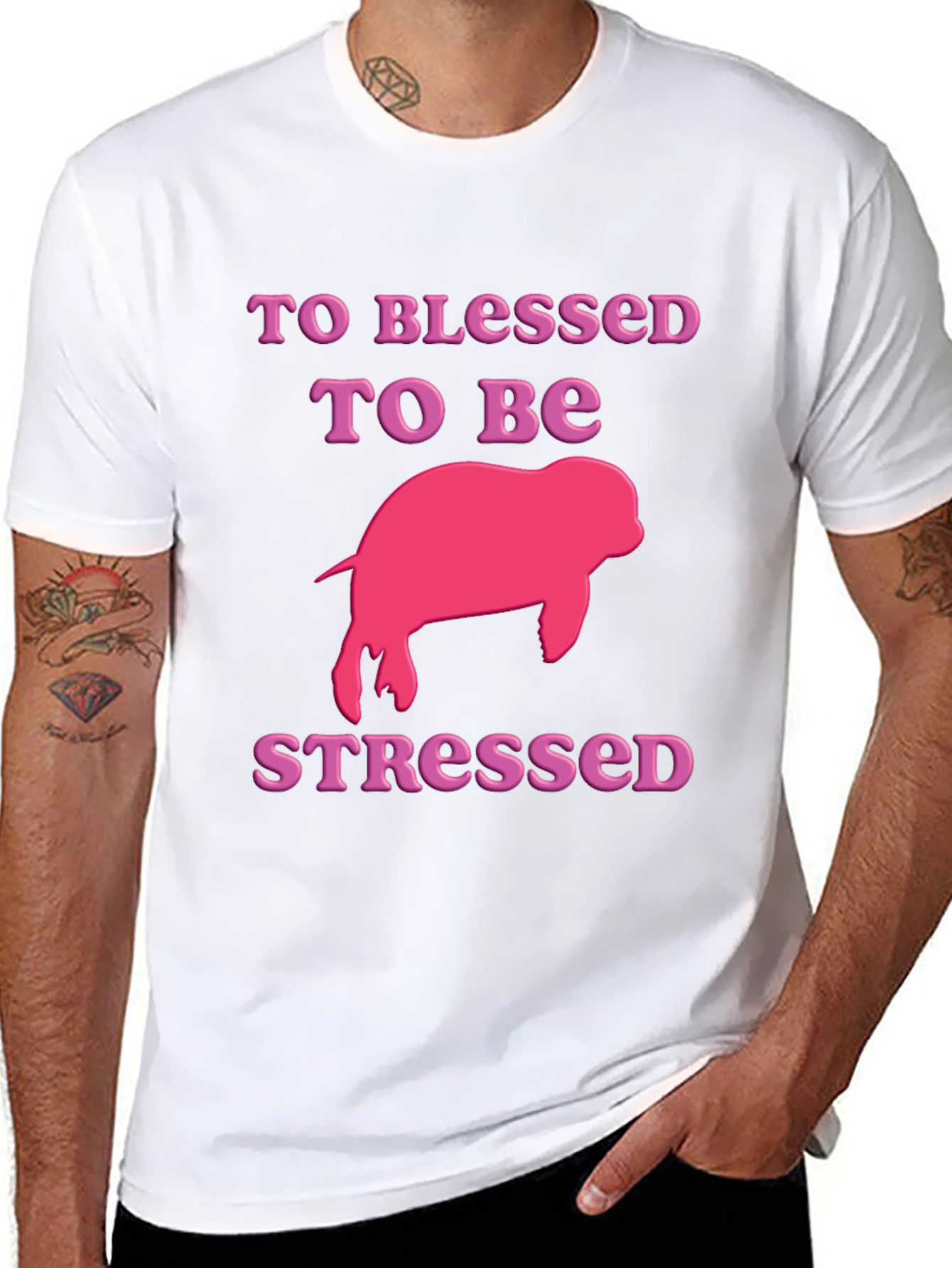Blessed Manatee Graphic Tee
