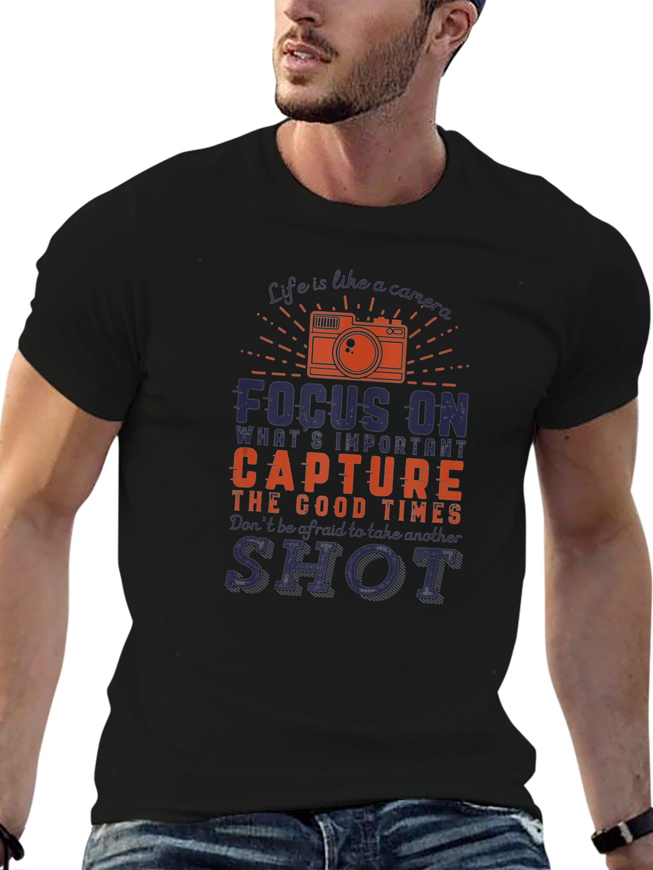 Life is Like a Camera Graphic T-Shirt