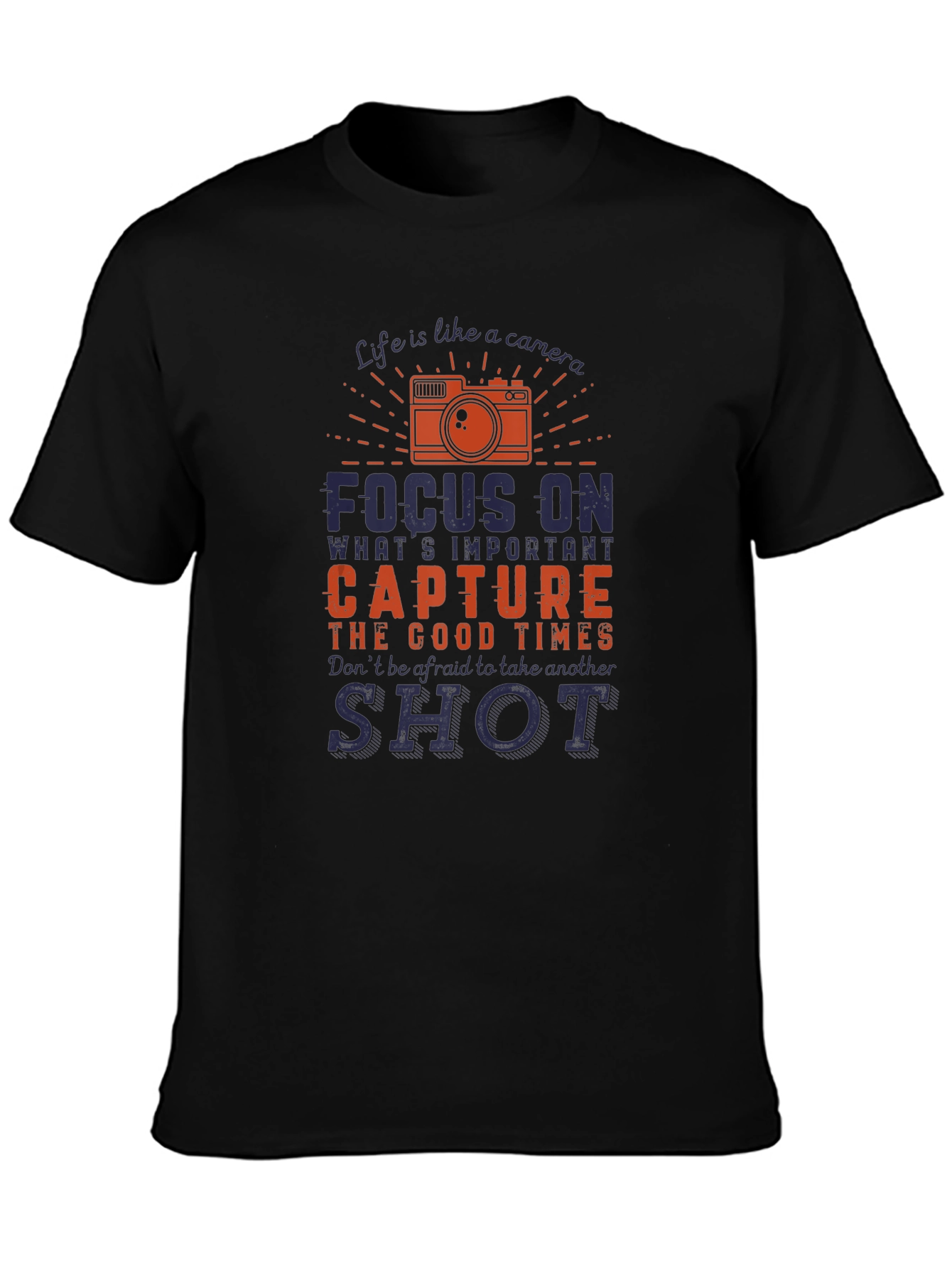 Life is Like a Camera Graphic T-Shirt