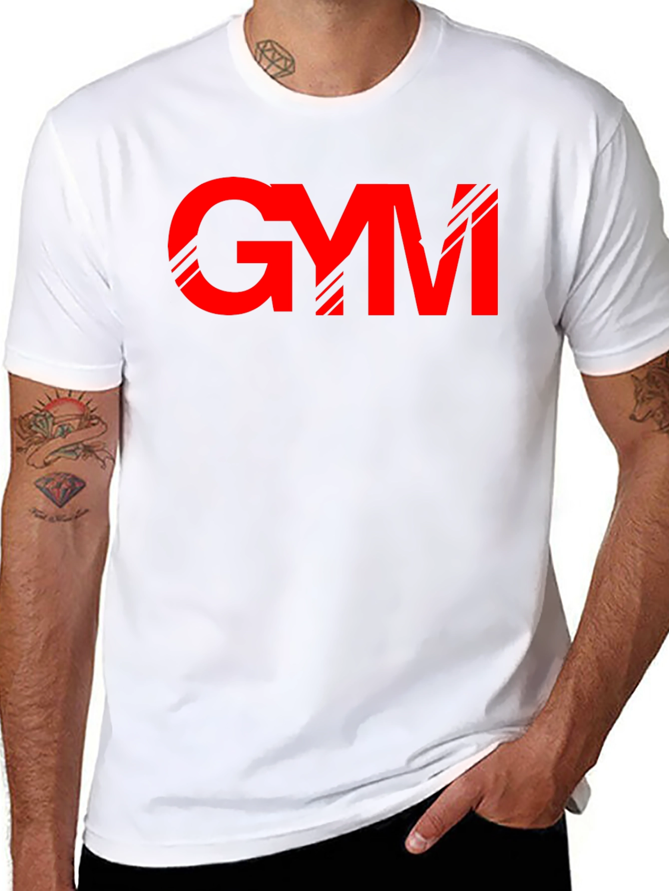 GYM Graphic Tee - Black Crew Neck