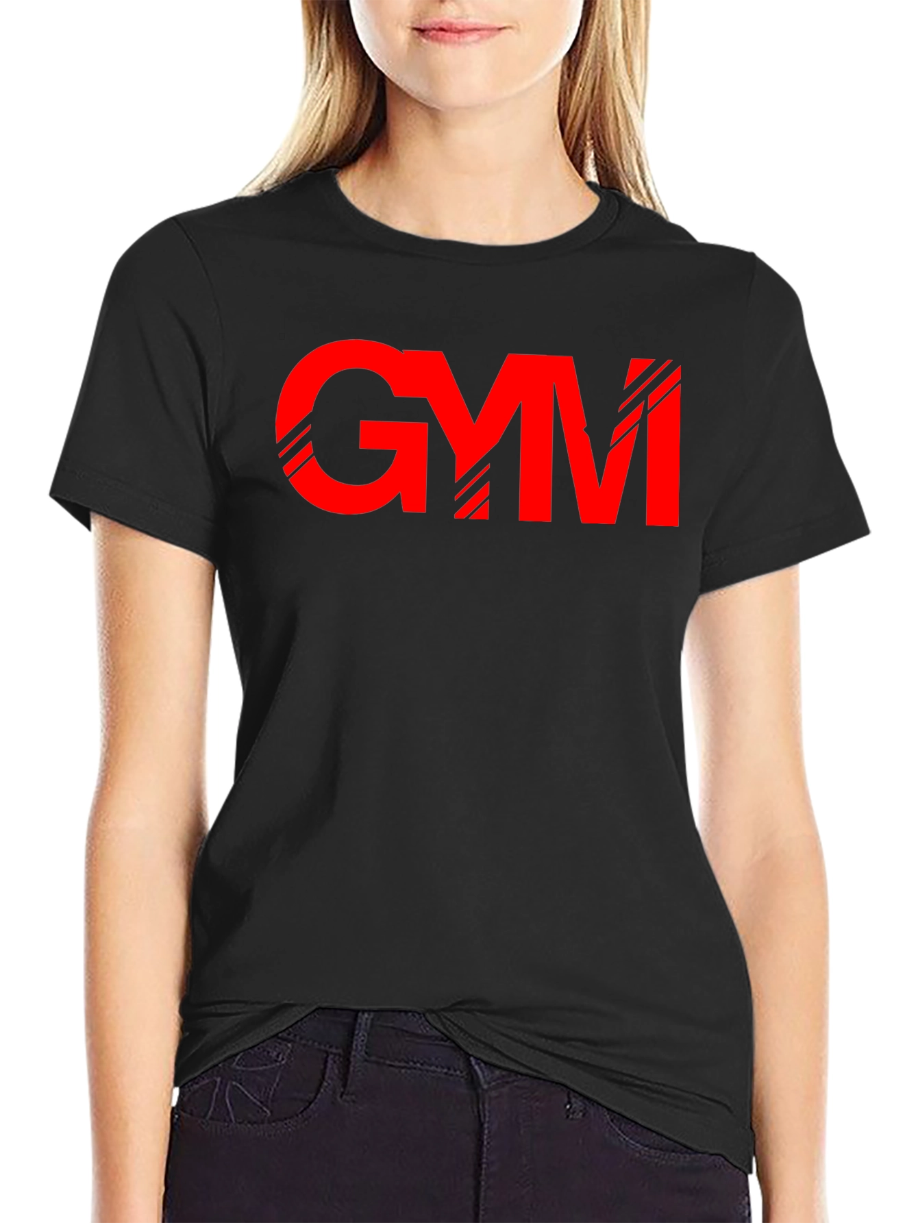 GYM Graphic Tee - Black Crew Neck