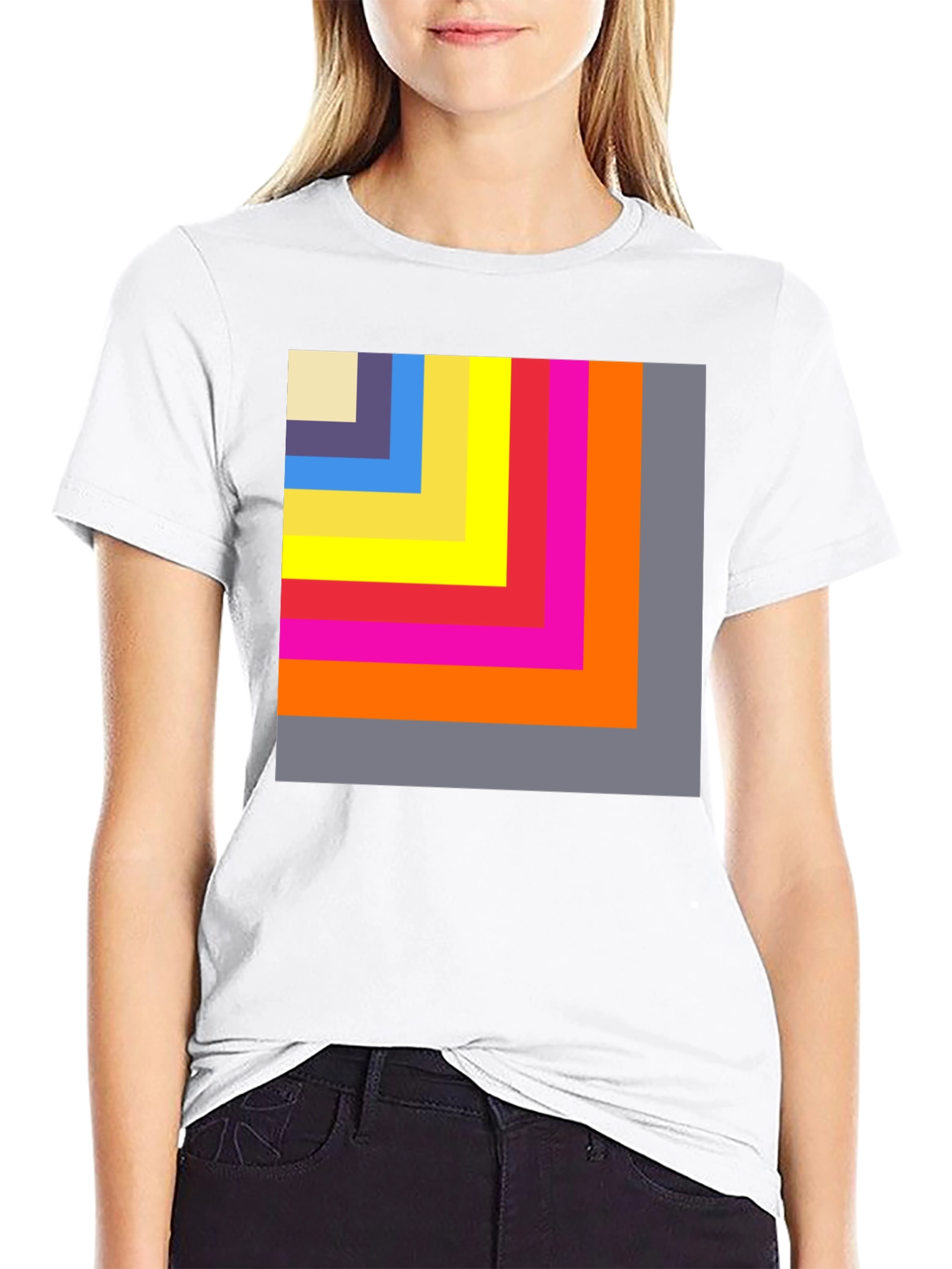Geometric Block T-Shirt