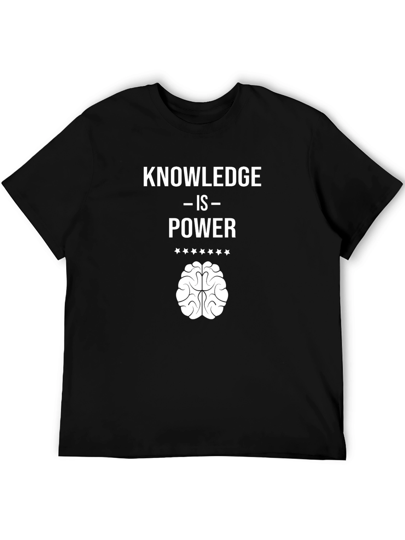 Knowledge Is Power T-Shirt - Smart Brain Tee