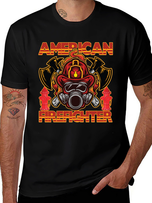 American Firefighter Graphic Tee