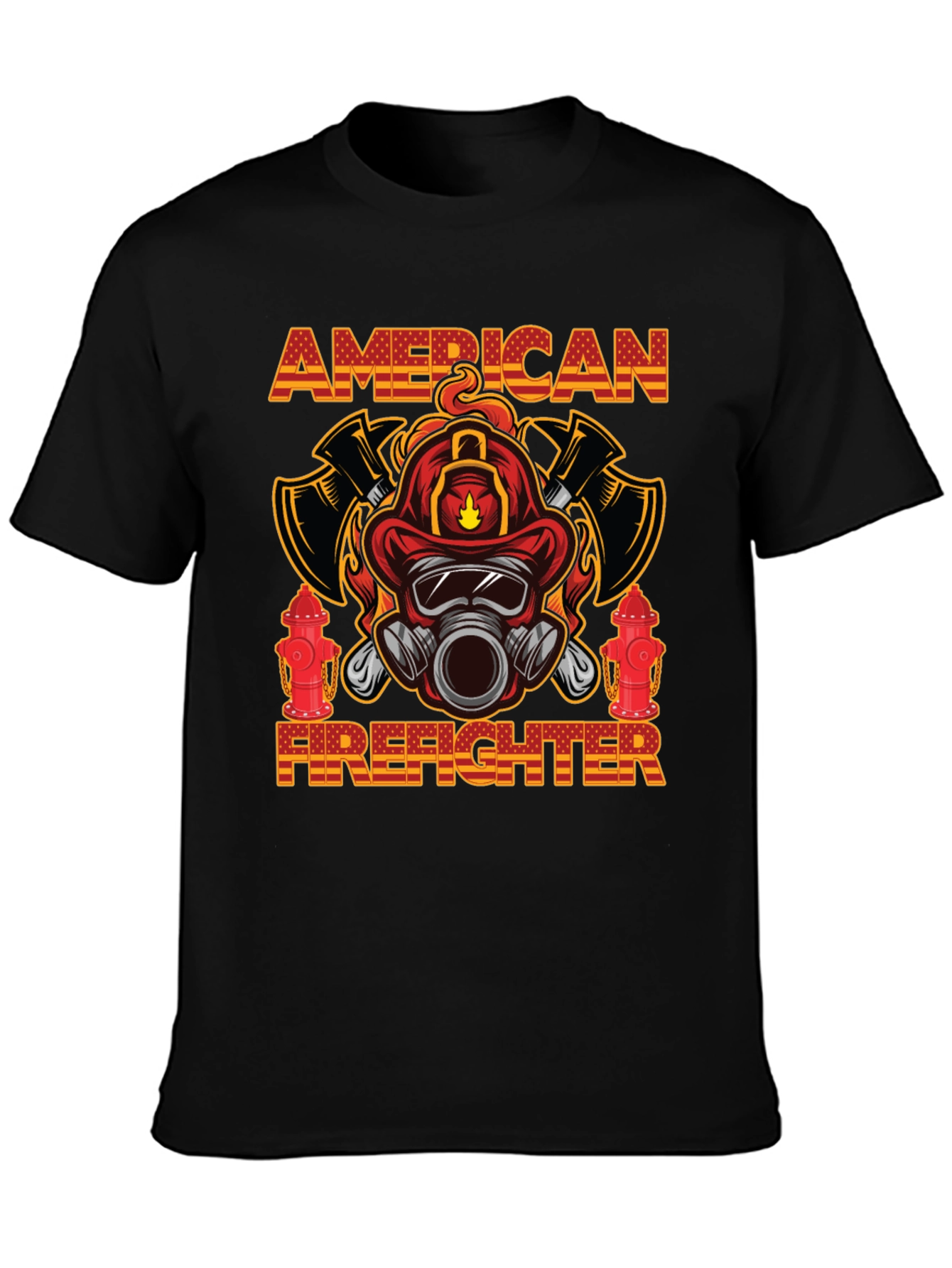 American Firefighter Graphic Tee