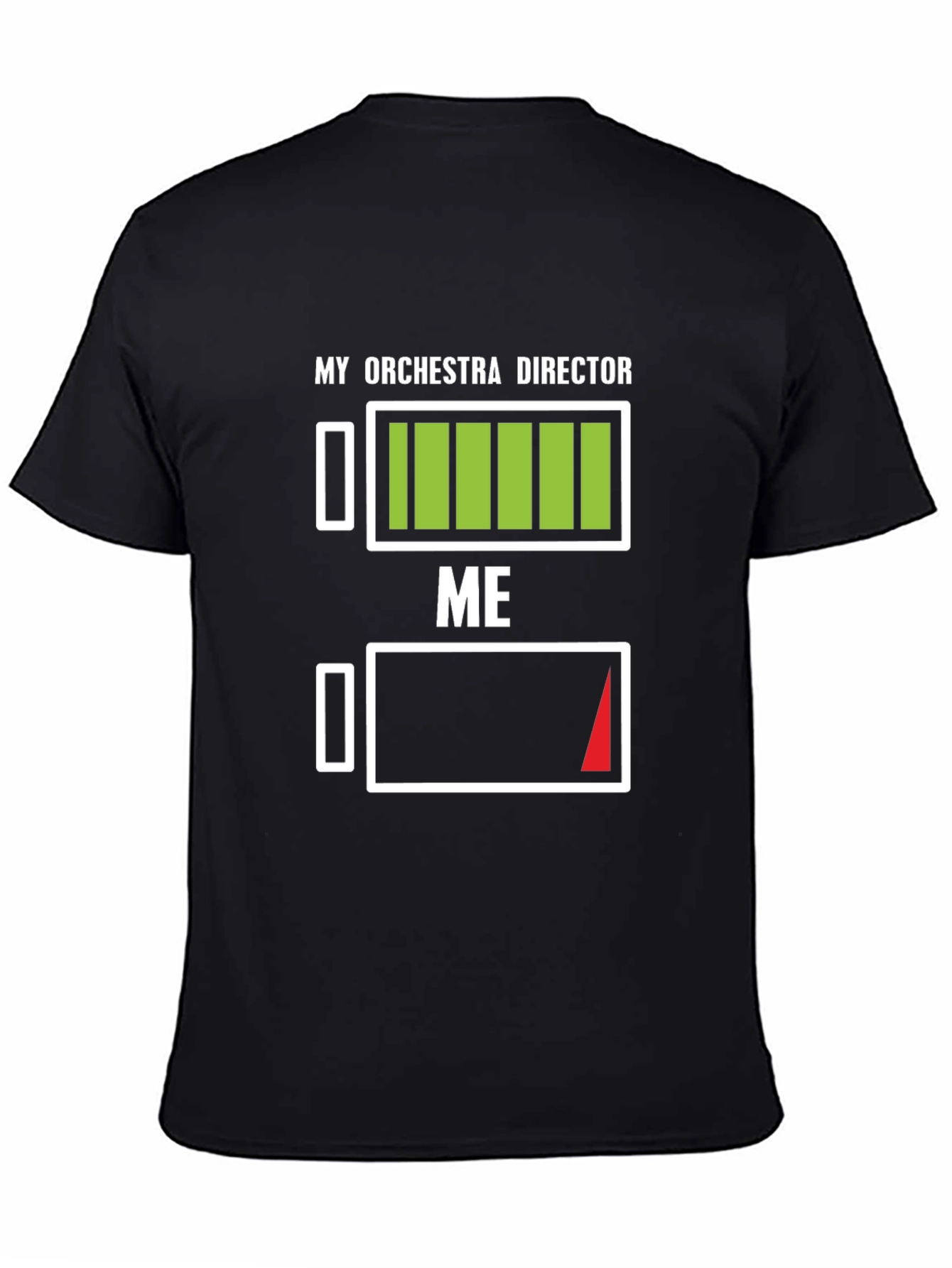 Orchestra Director Battery Level T-Shirt