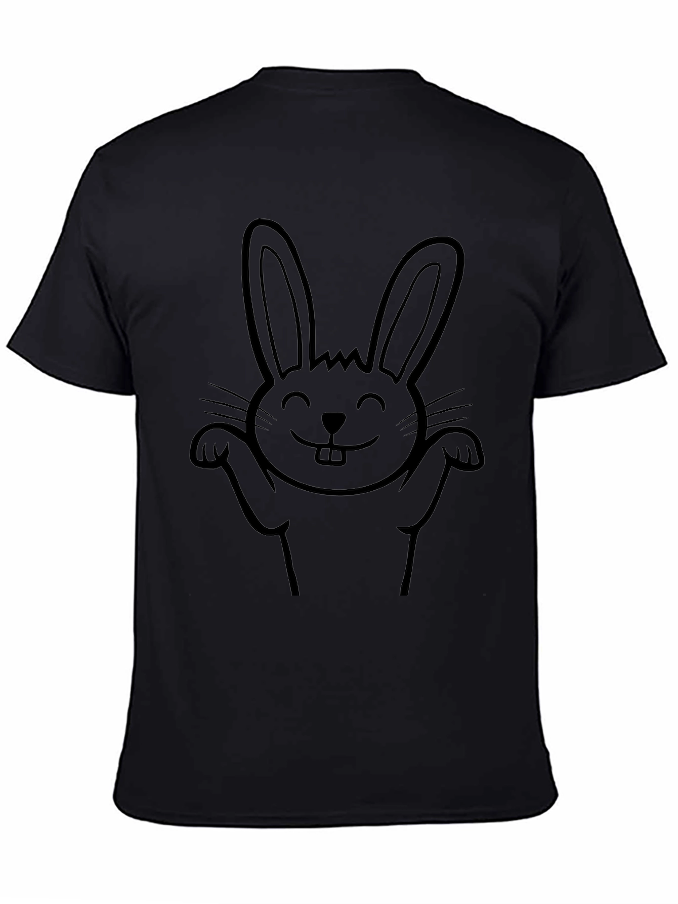 Black Bunny Graphic Tee