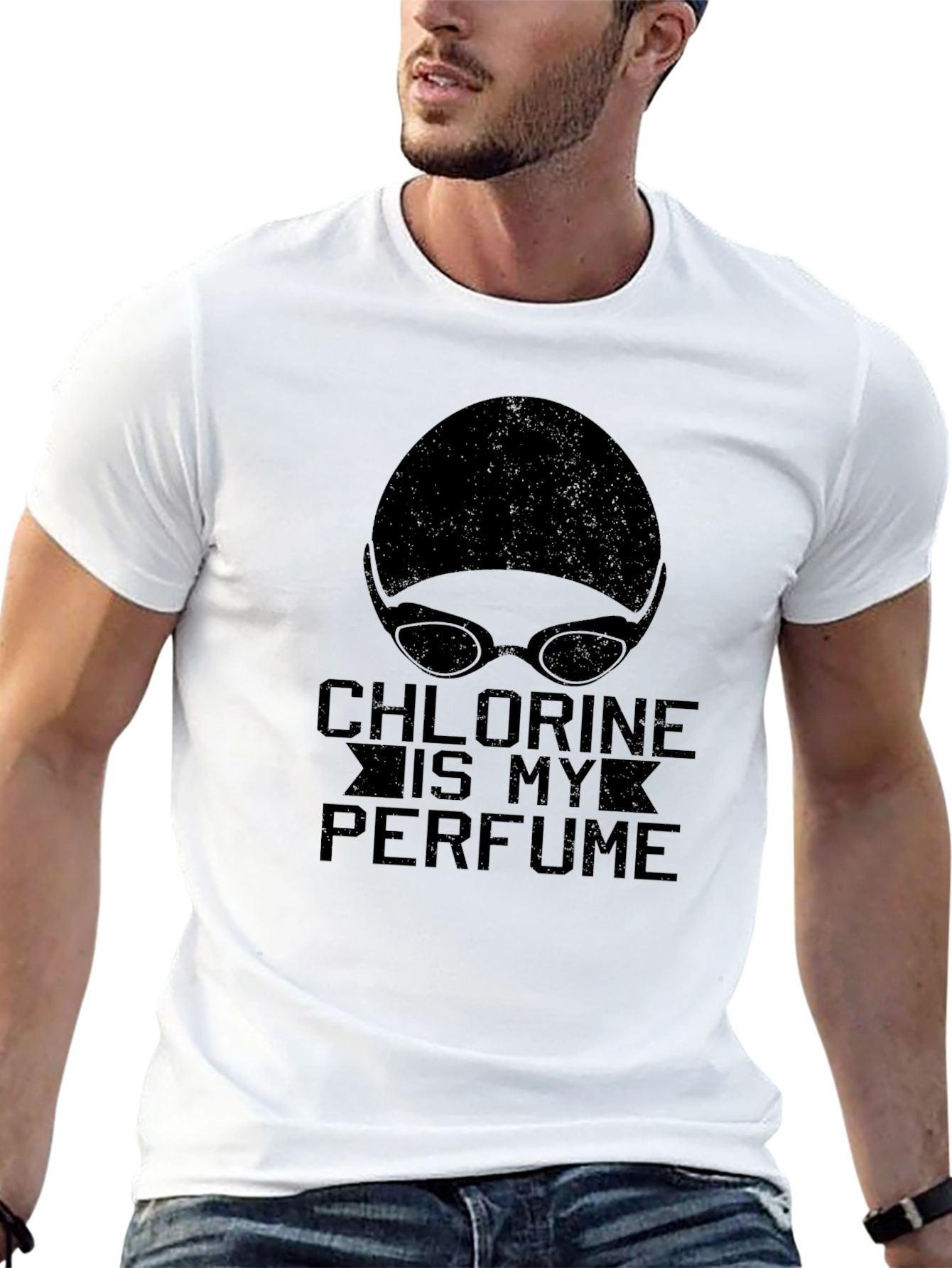 Chlorine Is My Perfume Swimmer T-Shirt
