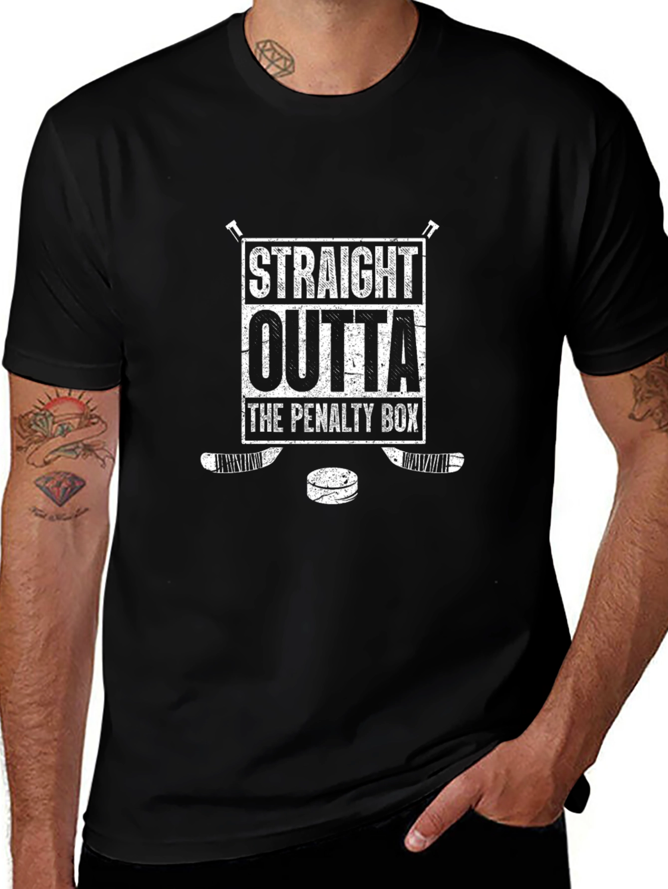 Straight Outta the Penalty Box Hockey T-Shirt