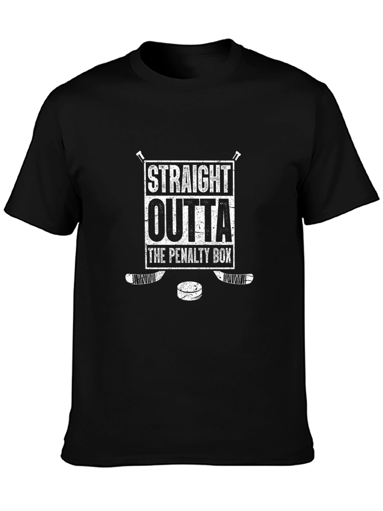 Straight Outta the Penalty Box Hockey T-Shirt