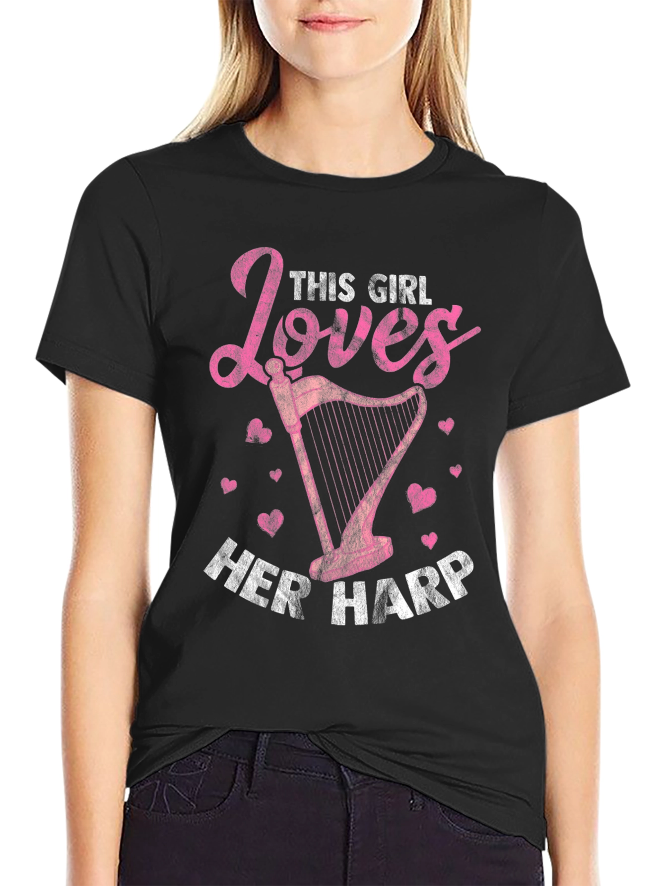 This Girl Loves Her Harp T-Shirt