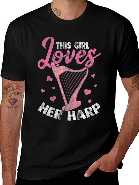 This Girl Loves Her Harp T-Shirt