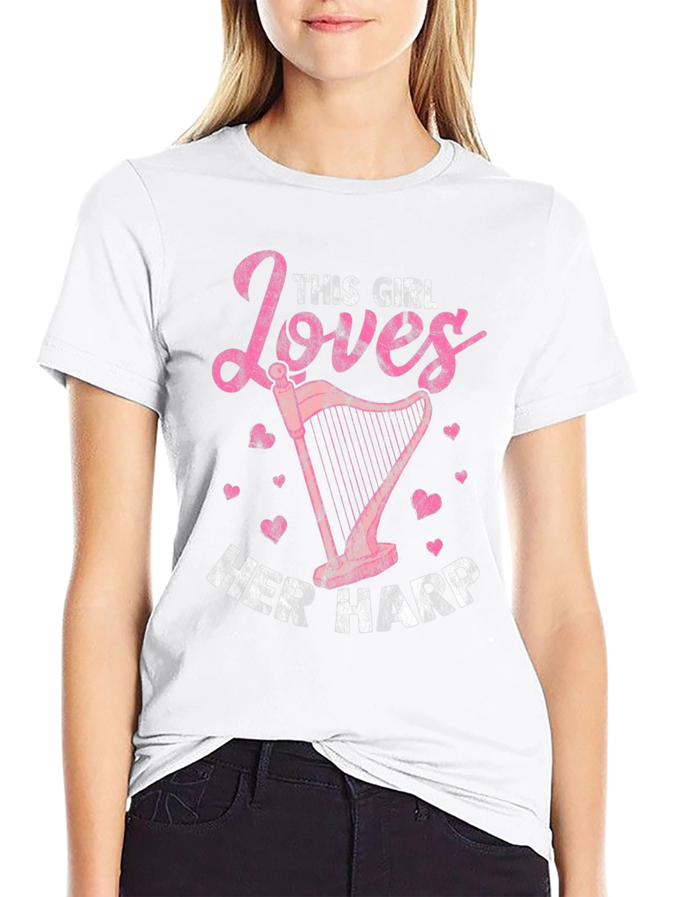 This Girl Loves Her Harp T-Shirt