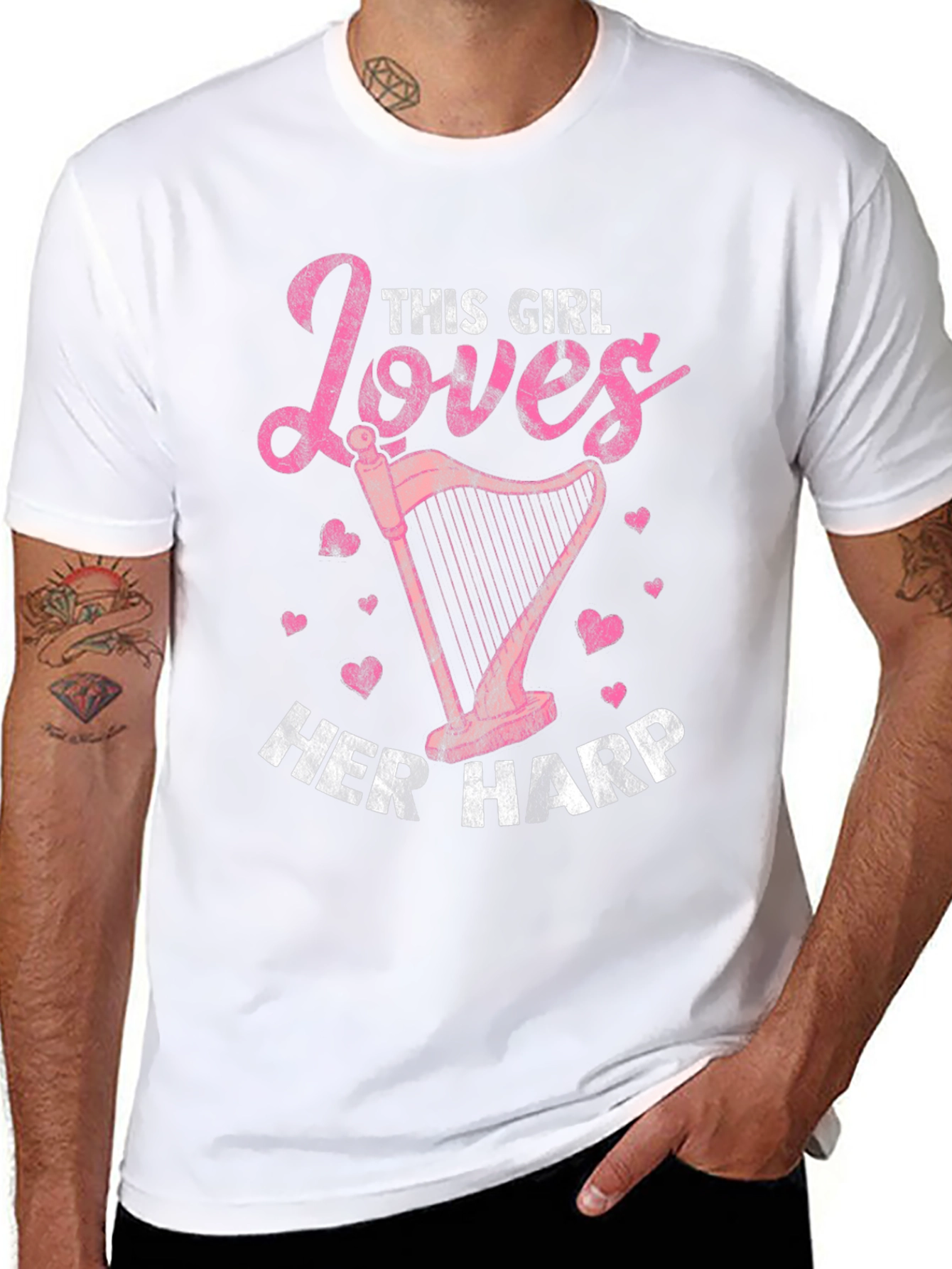This Girl Loves Her Harp T-Shirt