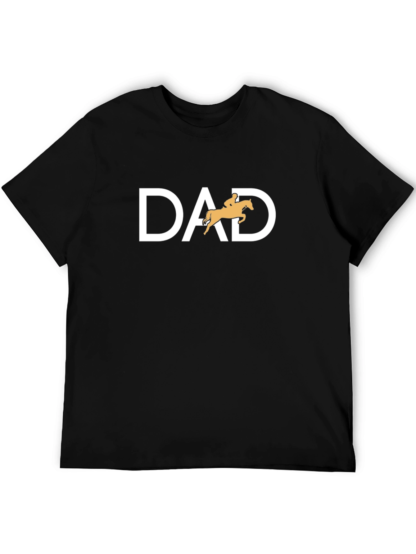 Equestrian Dad T-Shirt: Horse Riding Fathers Day Gift