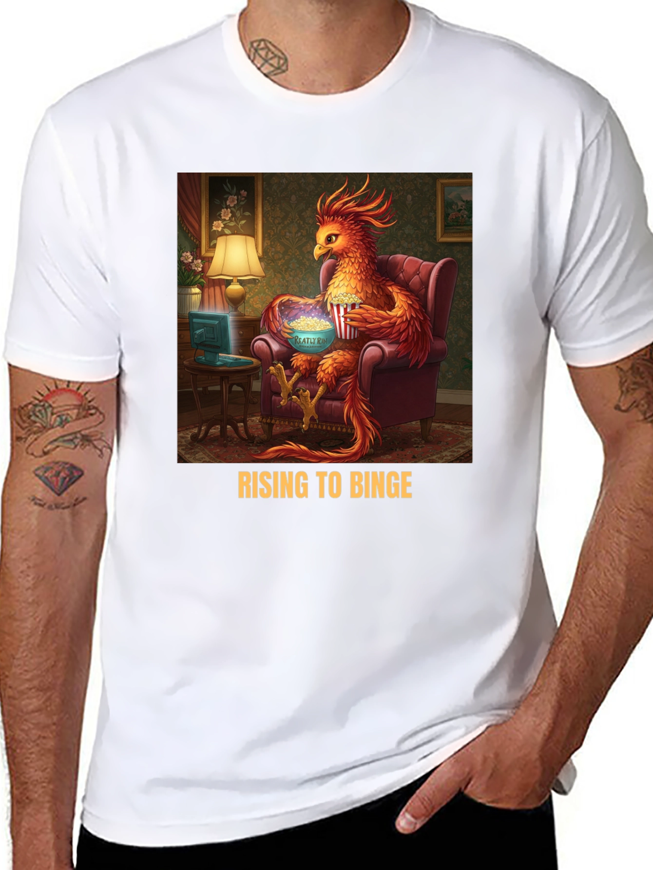 Rising to Binge Graphic T-Shirt