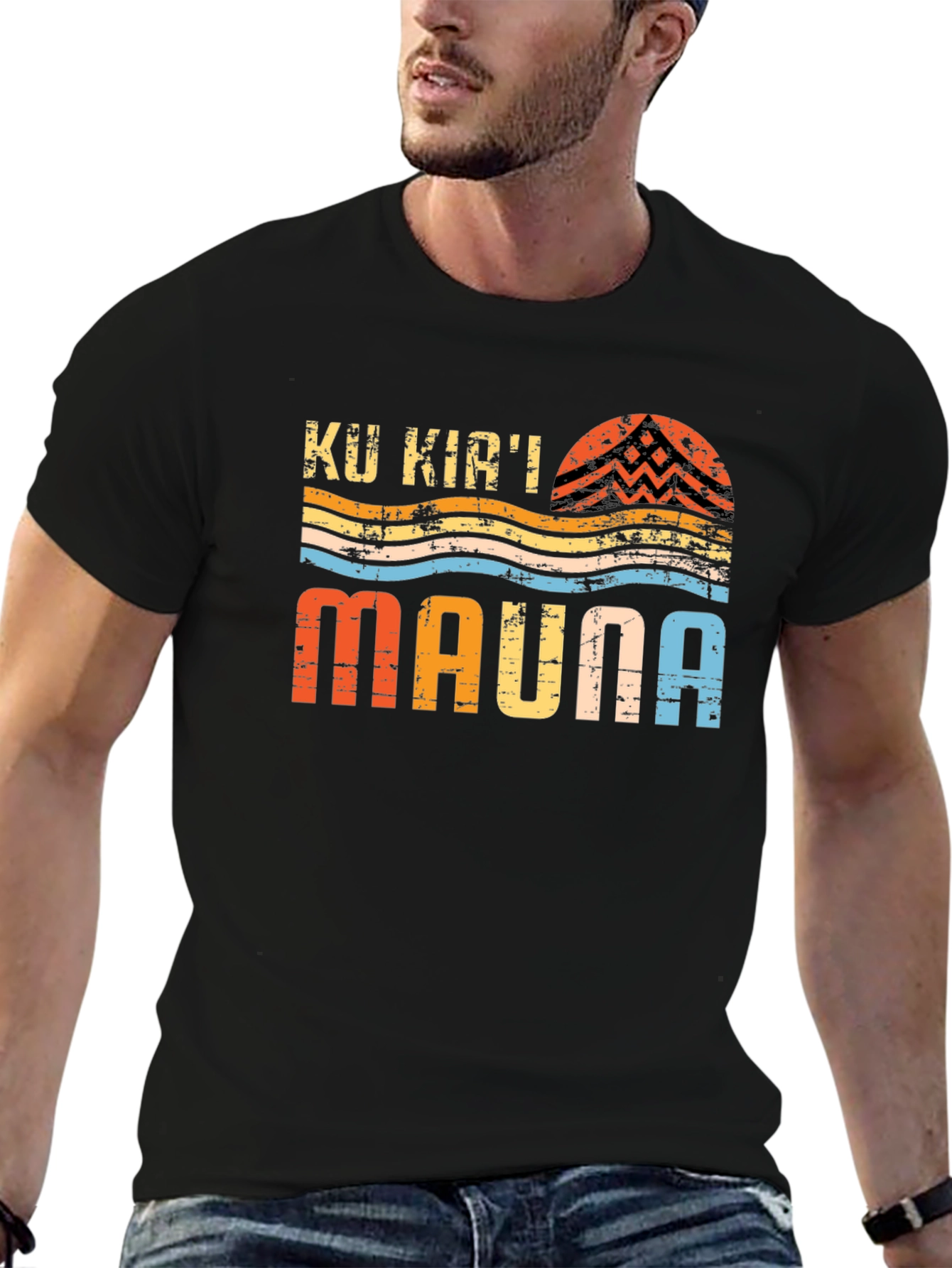 Ku Kiai Mauna Retro T-Shirt