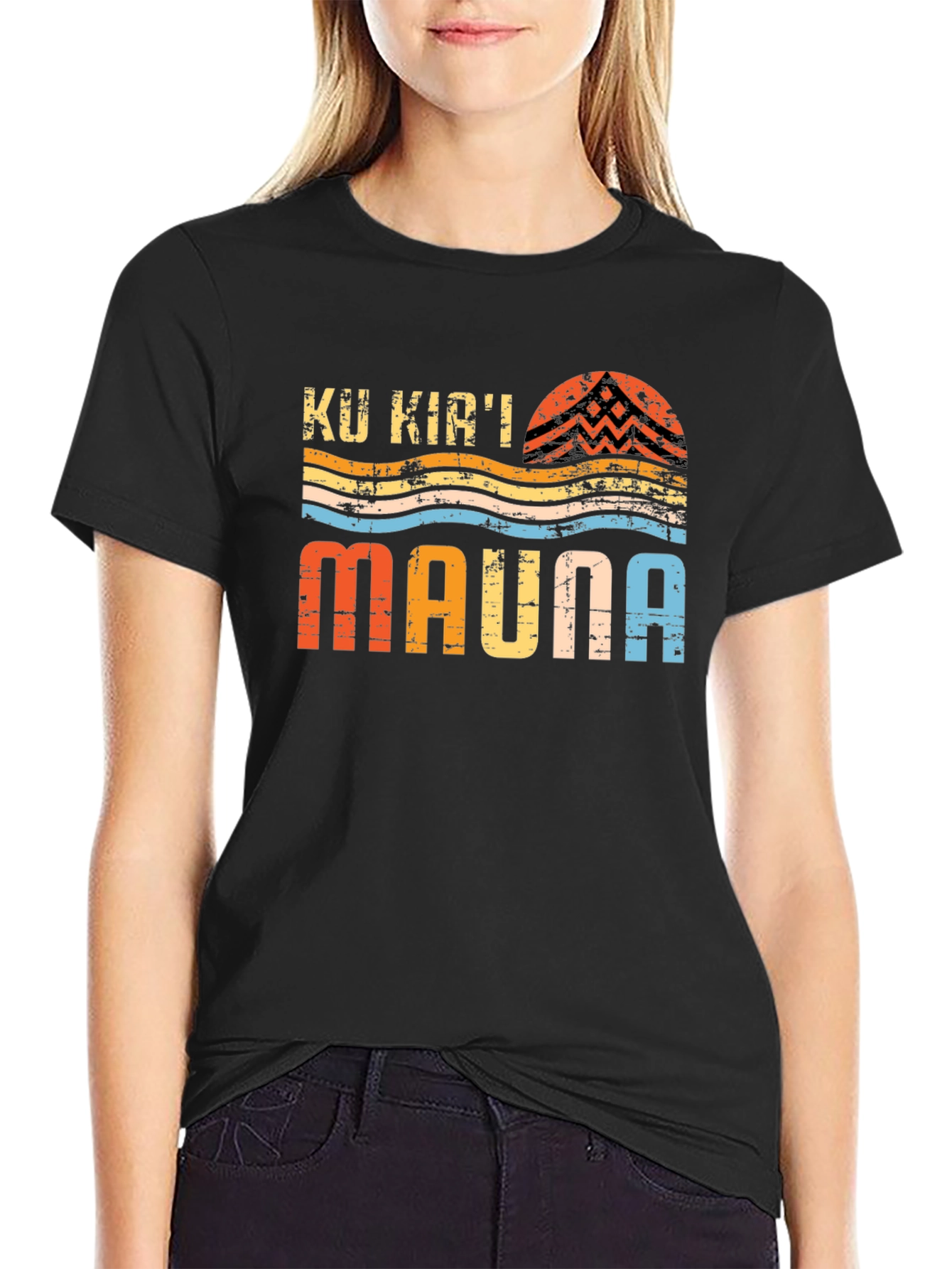 Ku Kiai Mauna Retro T-Shirt
