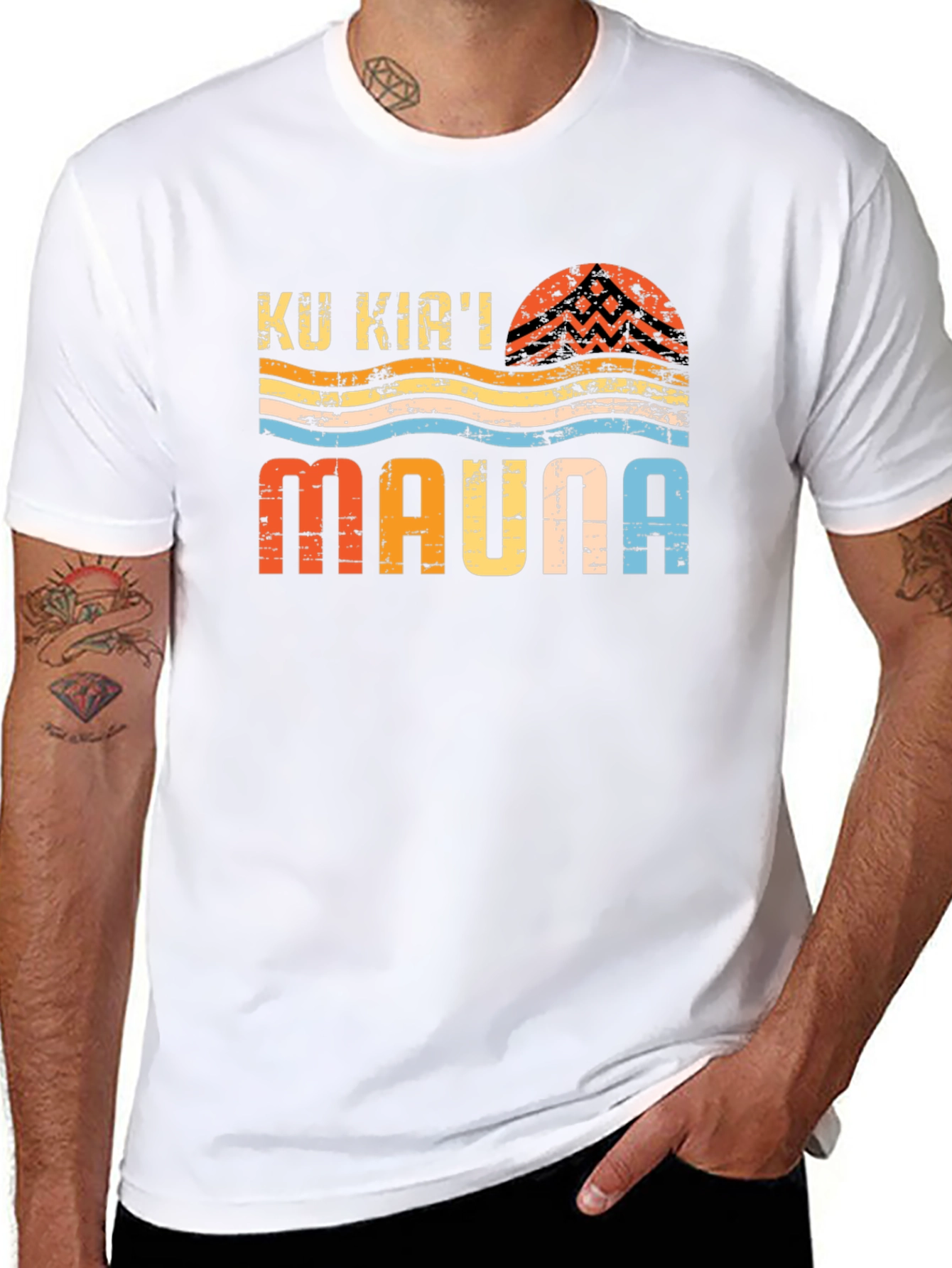 Ku Kiai Mauna Retro T-Shirt