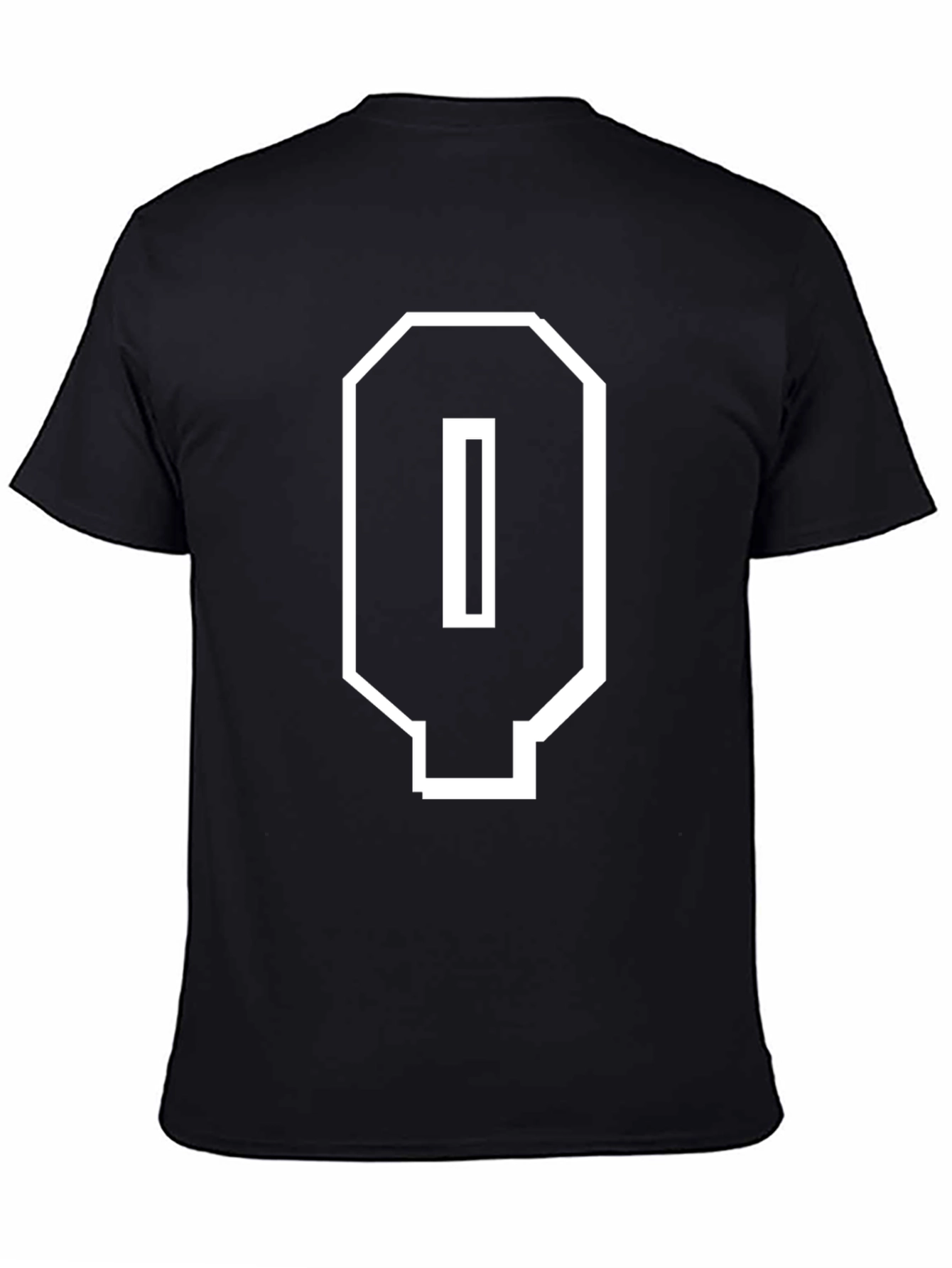 Modern Letter Q Graphic T-Shirt