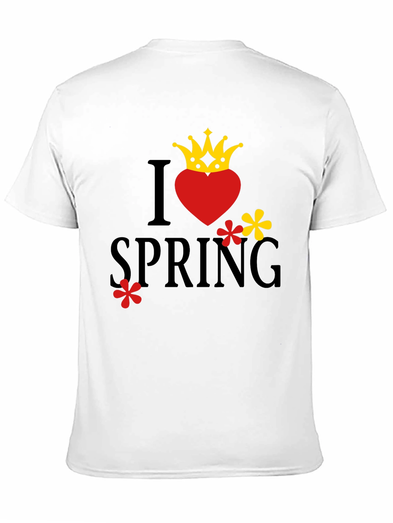 I Heart Spring Crown Graphic T-Shirt