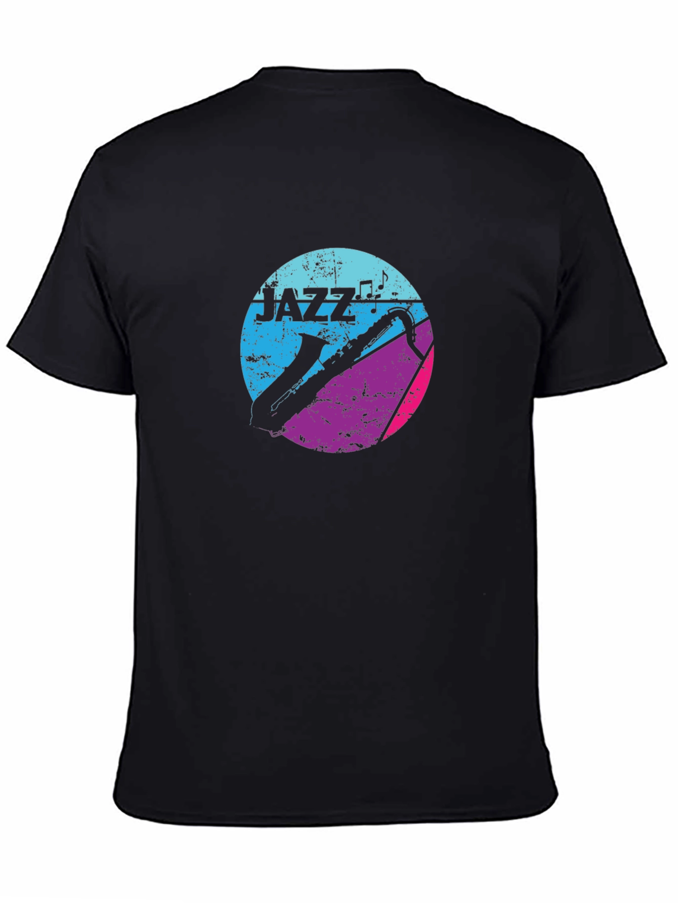 Jazz Music Graphic Tee - Saxophone Design