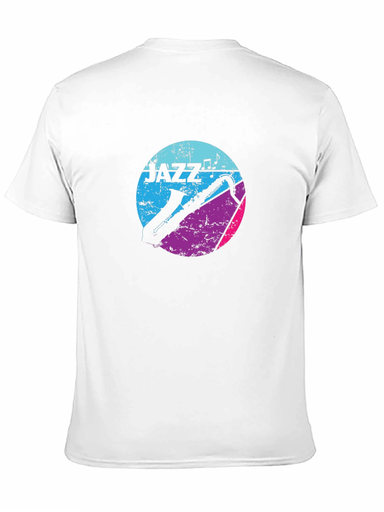 Jazz Music Graphic Tee - Saxophone Design