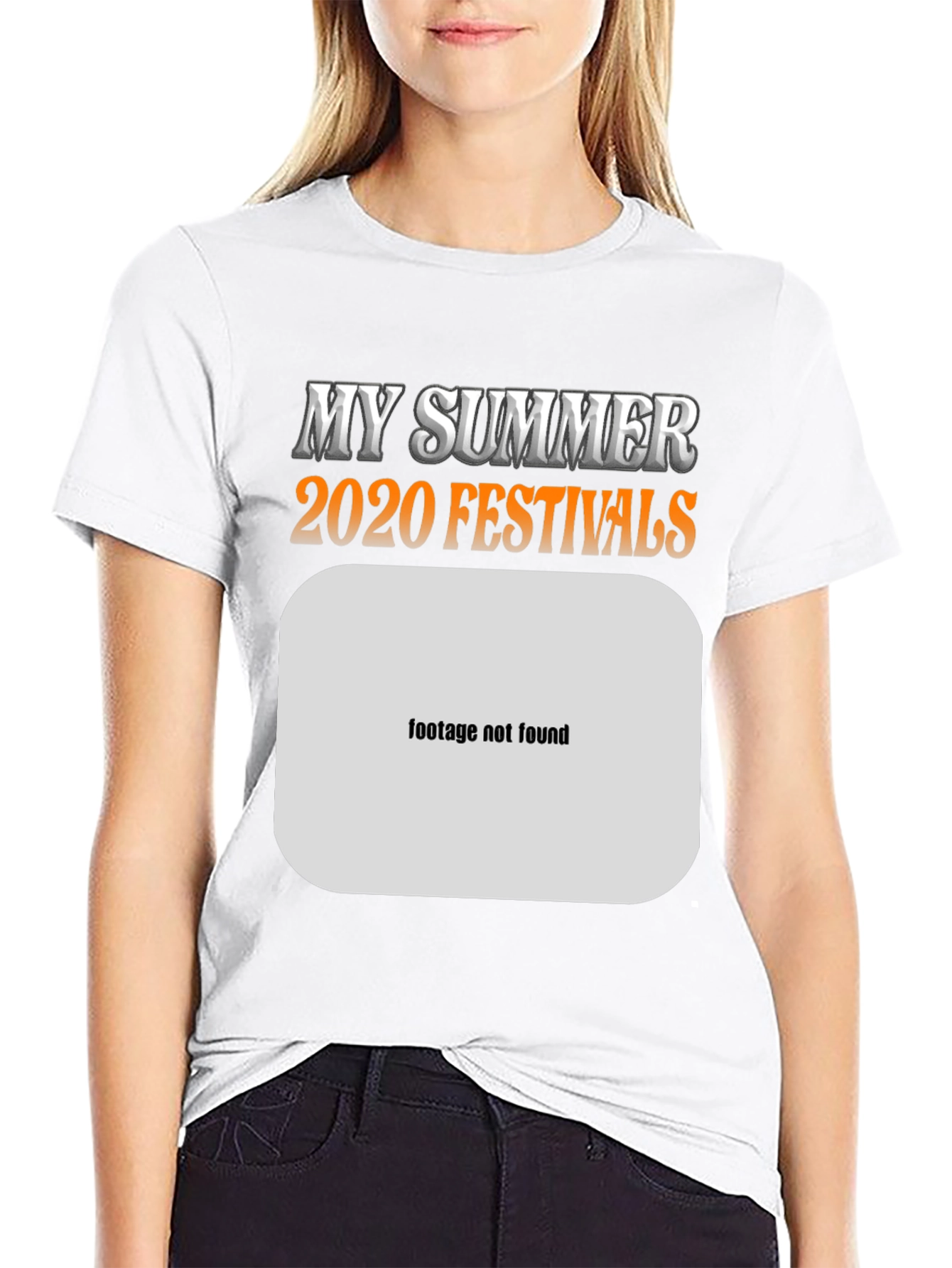 My Summer 2020 Festivals Black T-Shirt