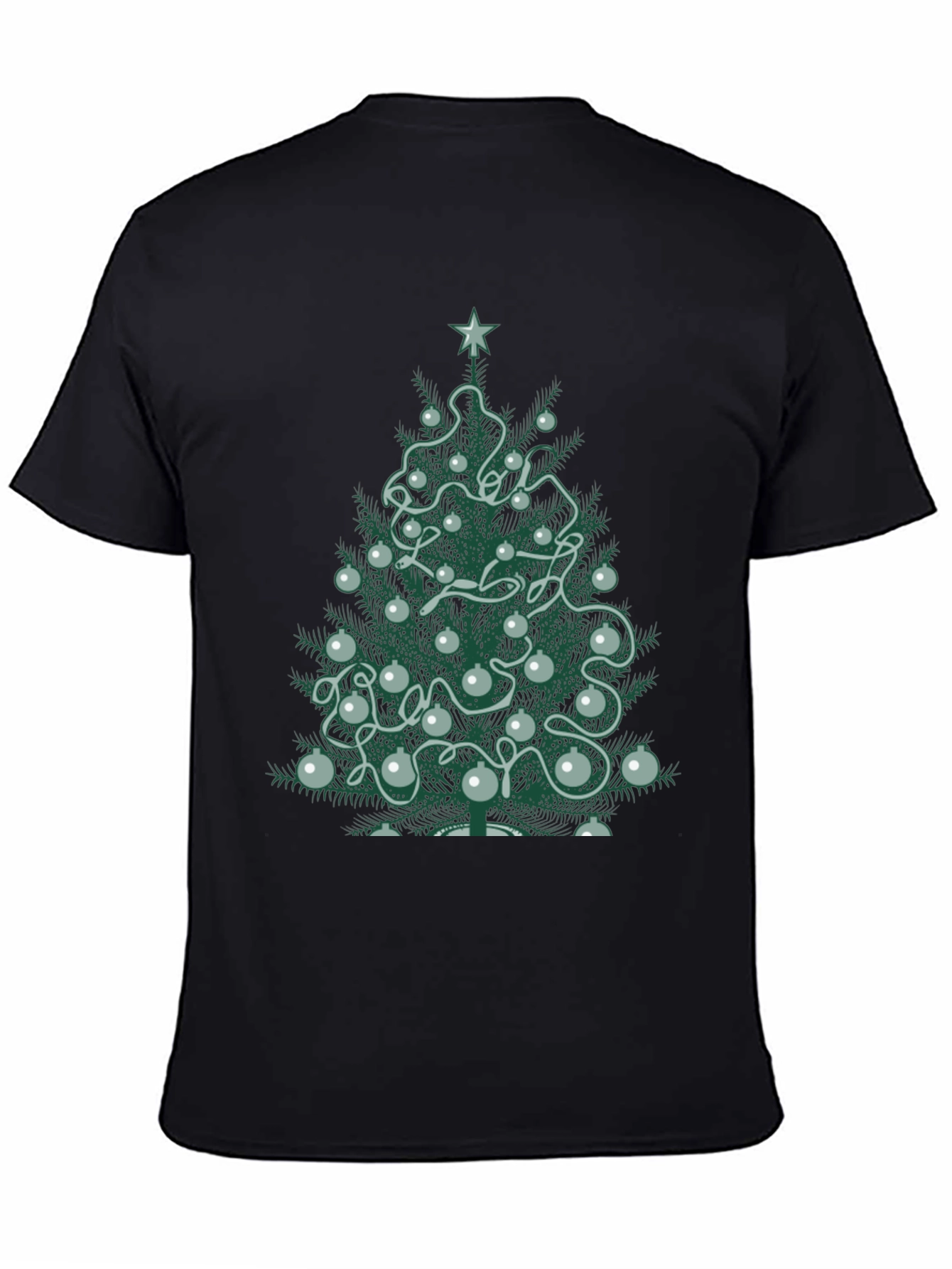 Christmas Tree Graphic Tee - Holiday Season