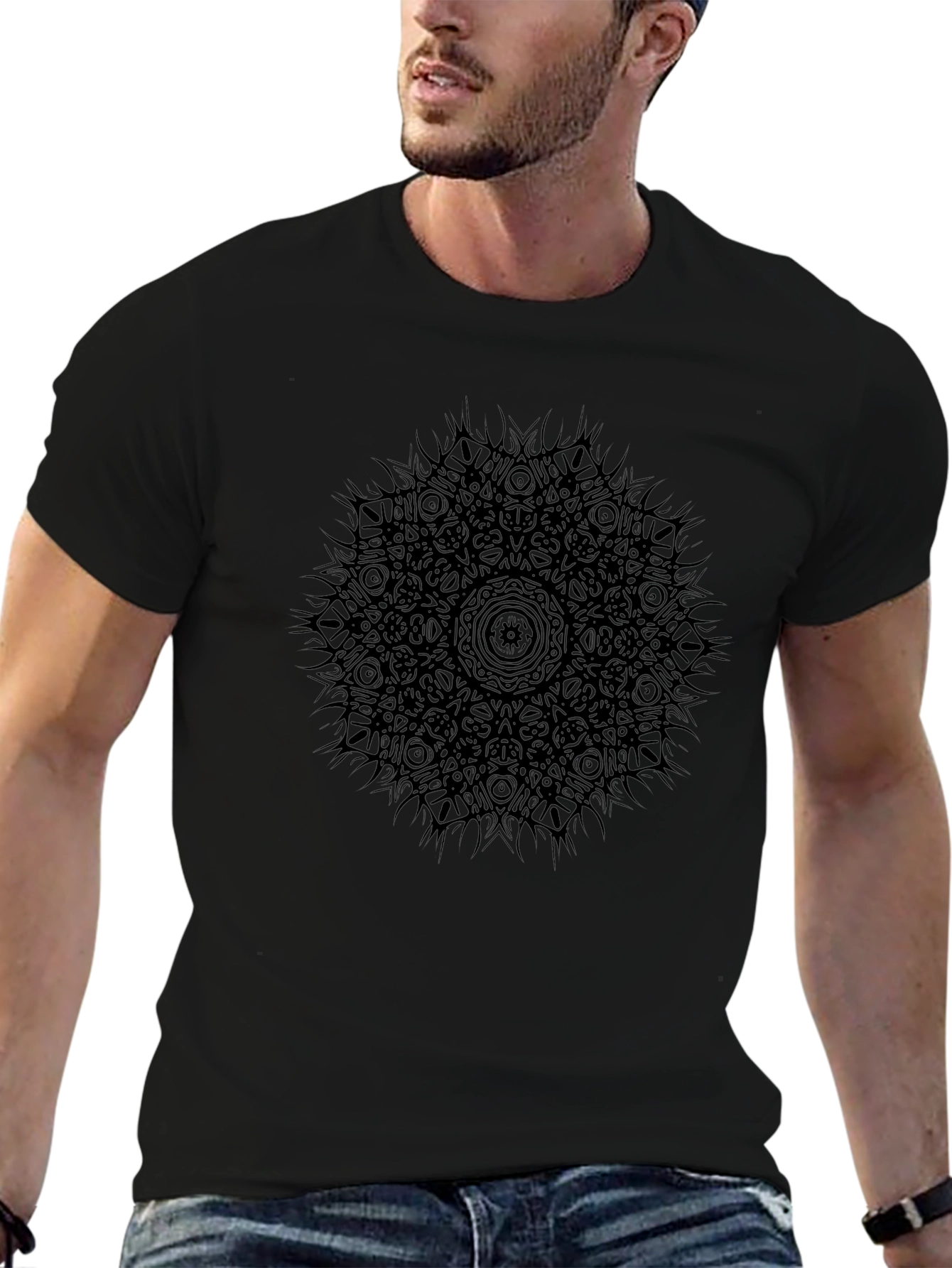 Black Mandala T-Shirt