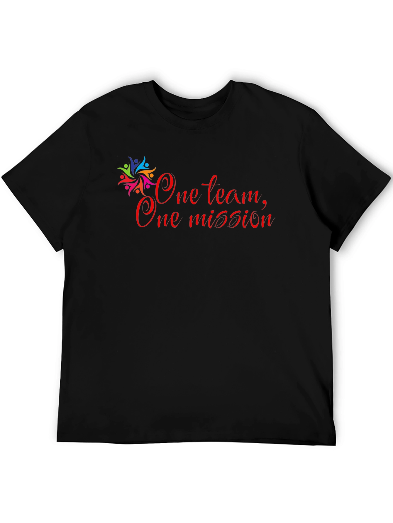 One Team One Mission Black T-Shirt