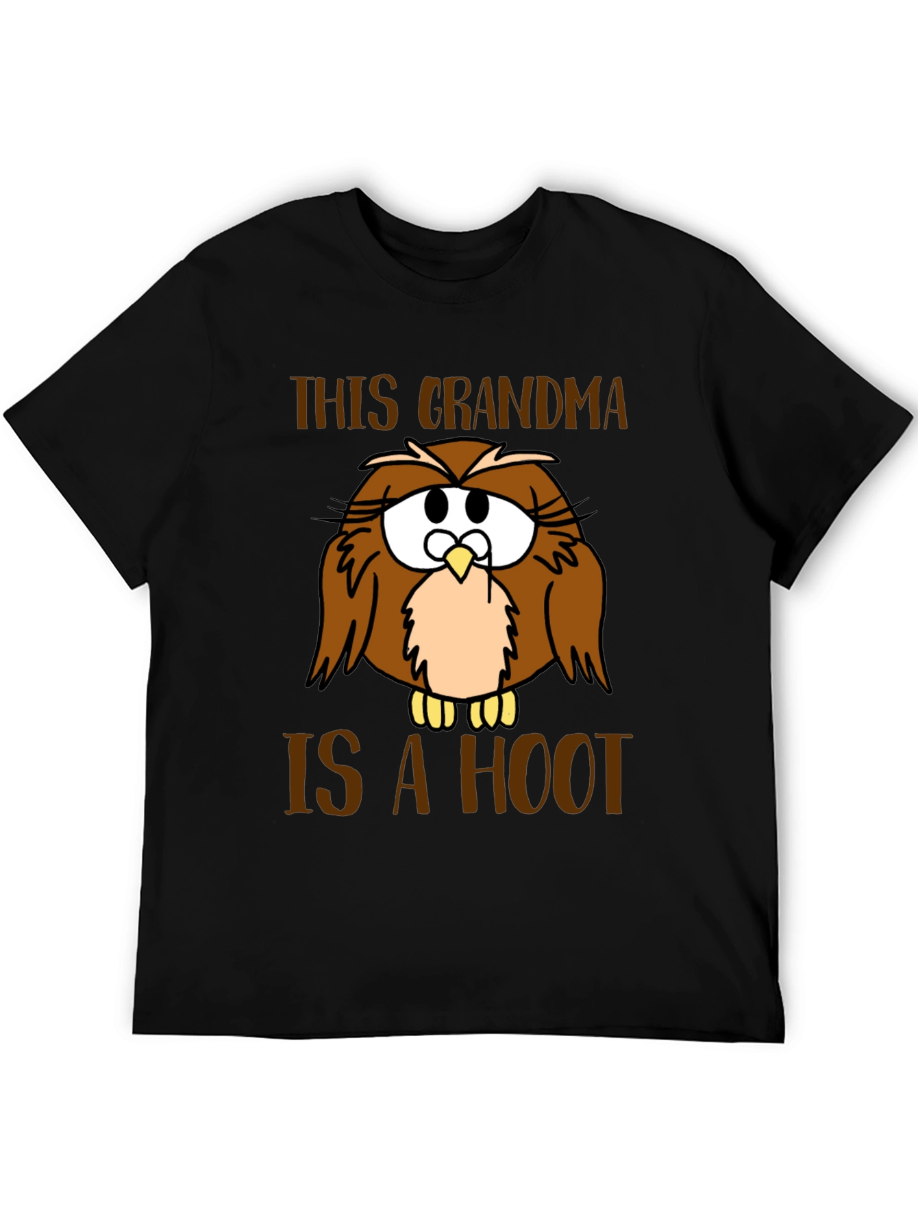 Funny Grandma Owl Graphic T-Shirt