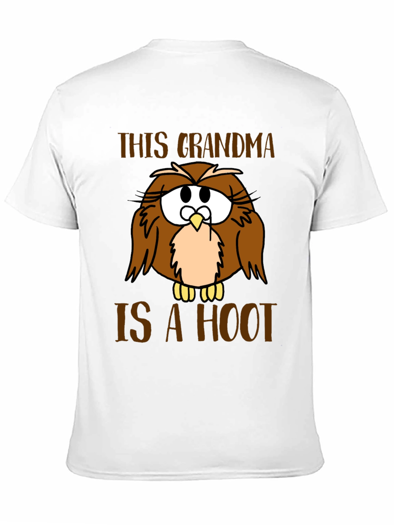 Funny Grandma Owl Graphic T-Shirt