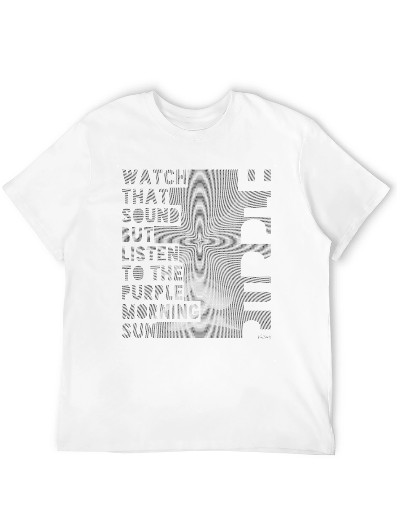 Unique Graphic Print Black T-Shirt for Men